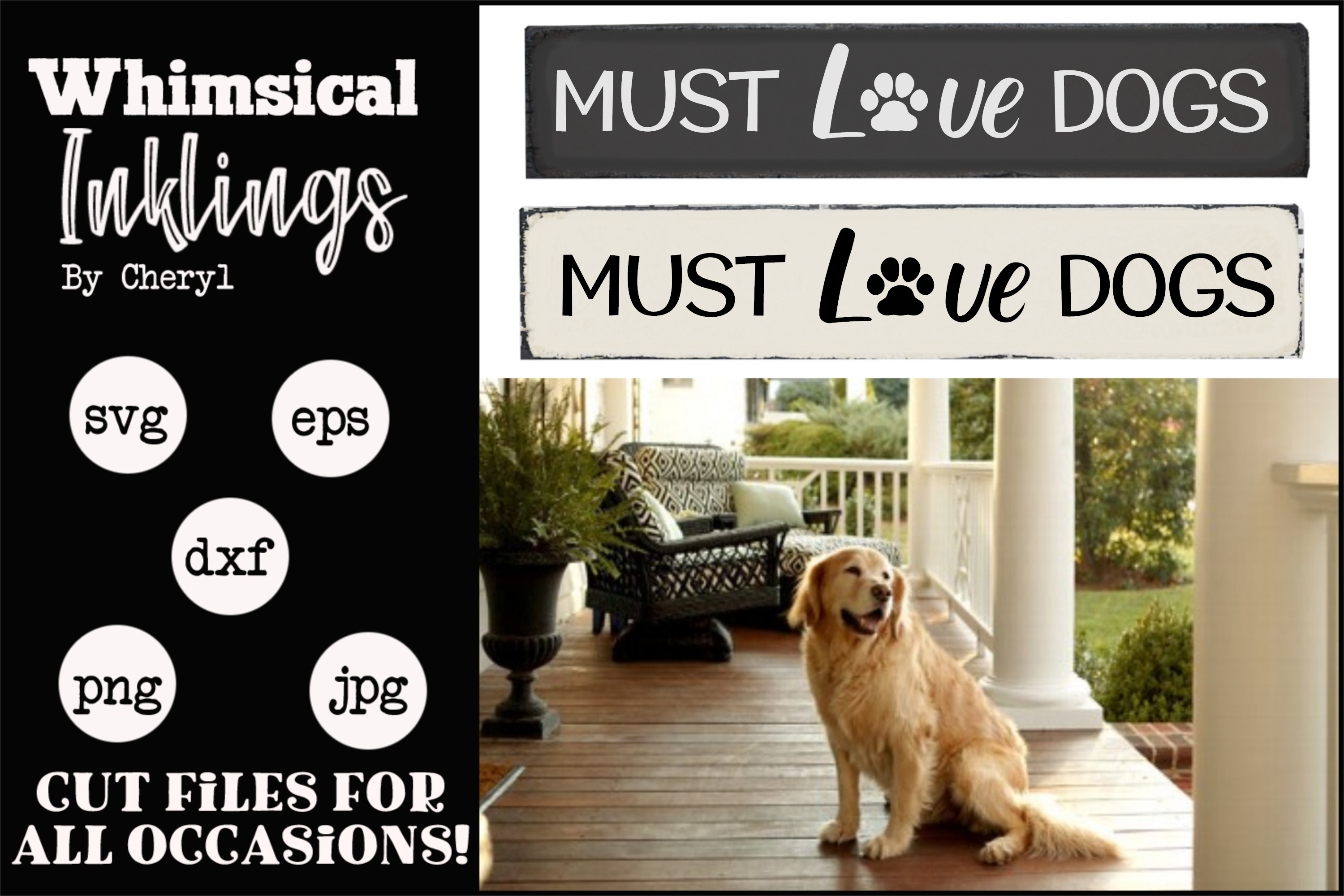 Must Love Dogs Svg 376862 Svgs Design Bundles