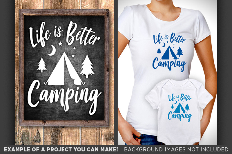 Life is Better Camping SVG - Campers Decor SVG - Campers ...
