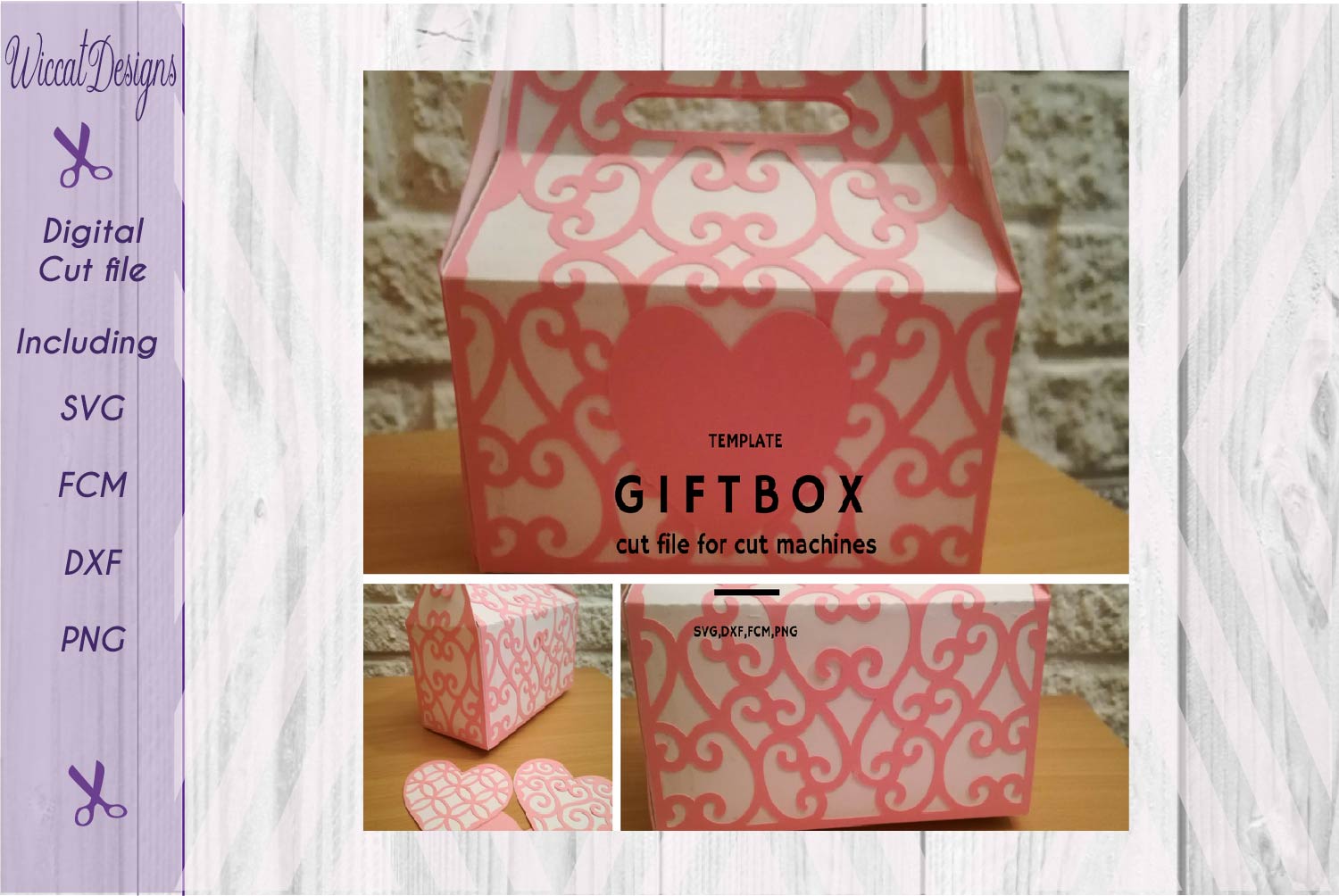 Valentine gift box, Gift box svg, template box svg, (51715