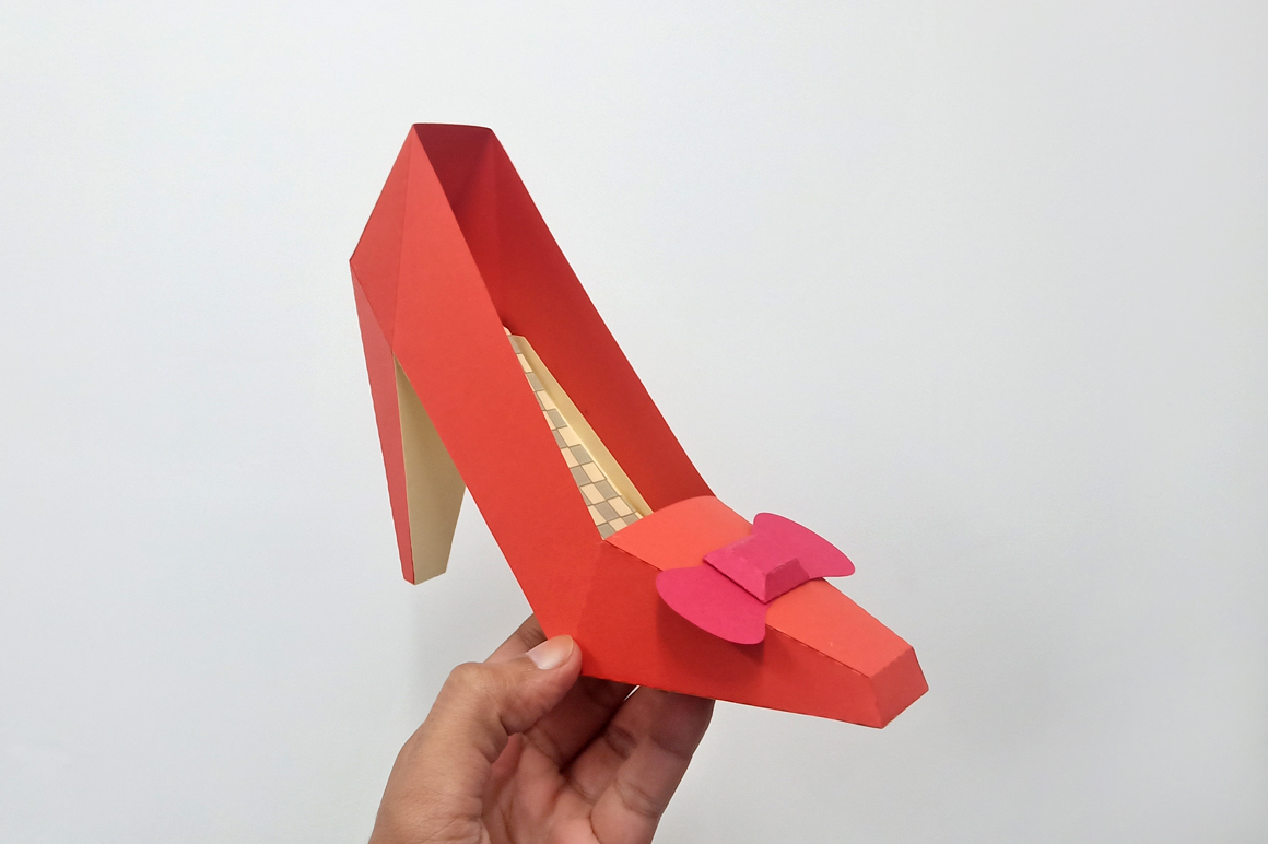 DIY Ruby Slippers 3d papercraft