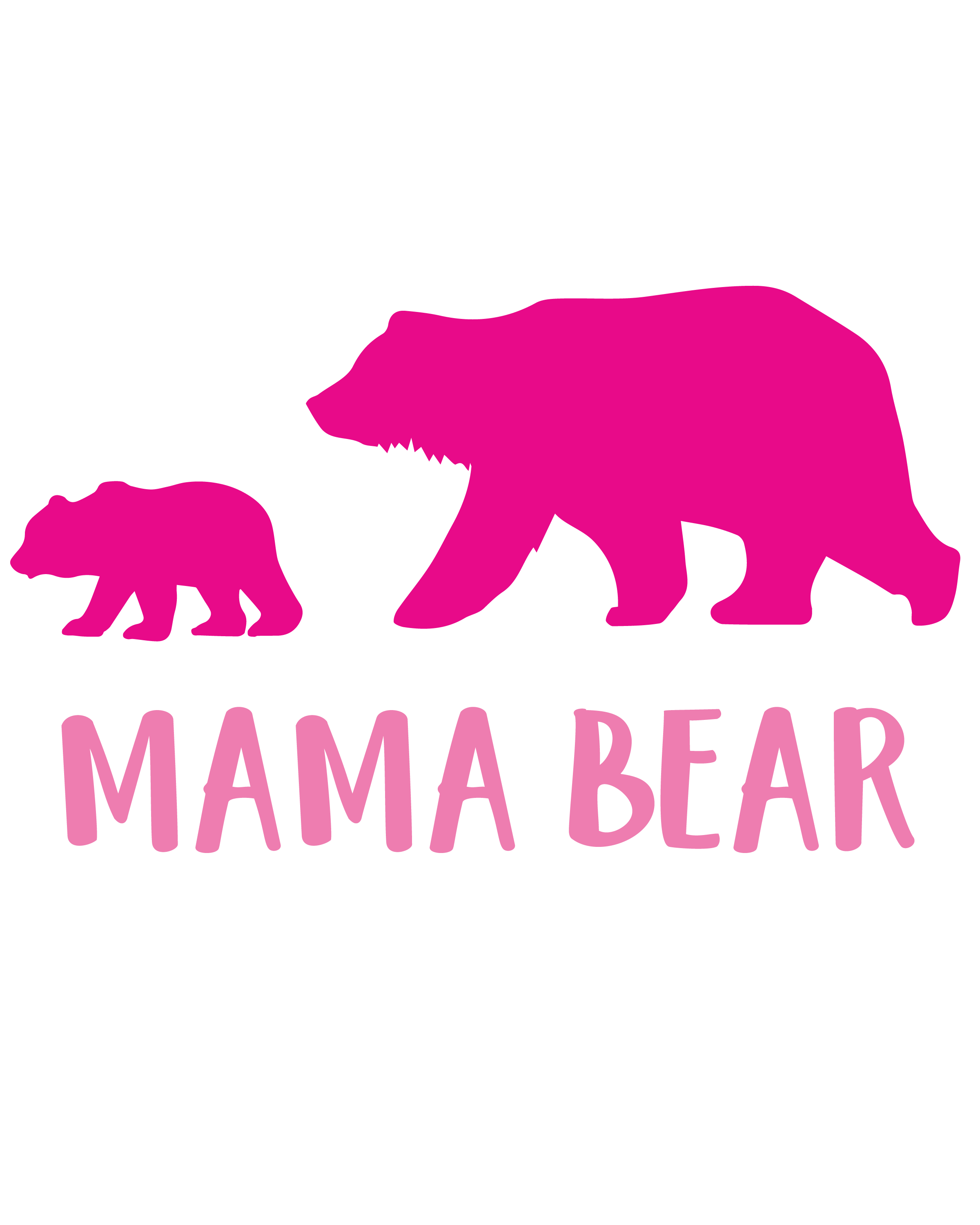 Download mama-bear cutting files svg, dxf, pdf, eps included - cut files for cricut and silhouette ...