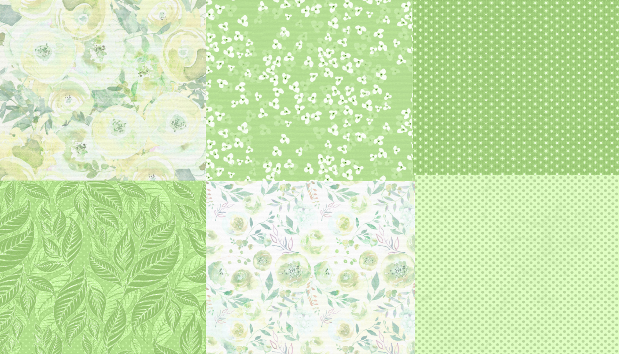 18 Fresh Fun Green Scrapbook Paper