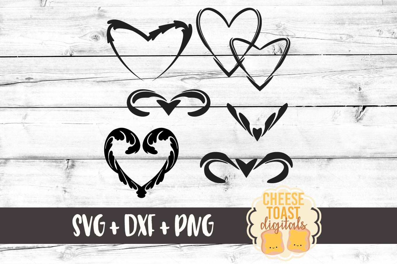 Download Valentine Hearts - Valentine's Day SVG PNG DXF Cut Files