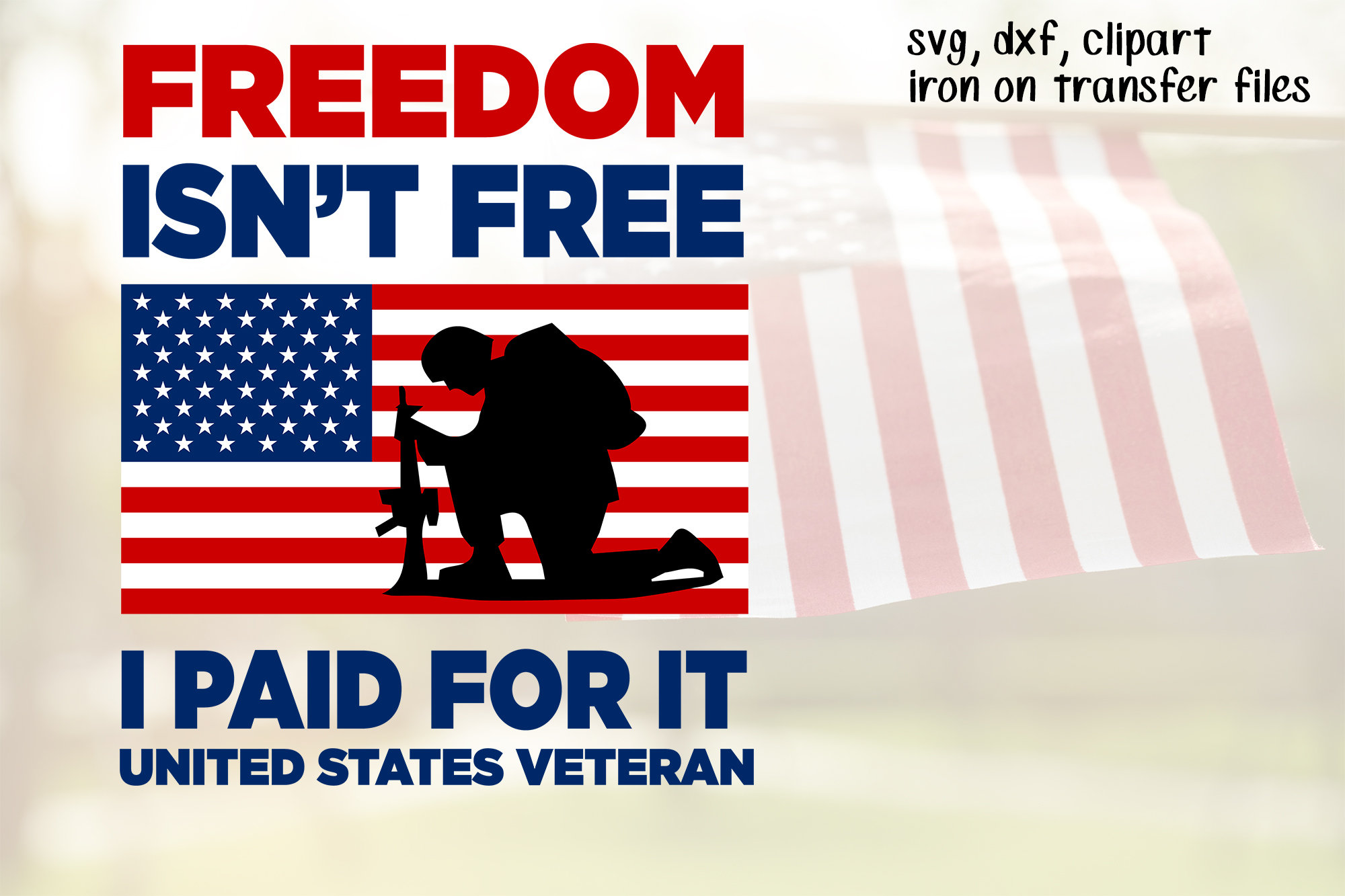 Download Freedom is not free, i paid for it, United states veteran ...