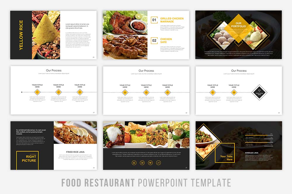 Food product presentation example ppt picture