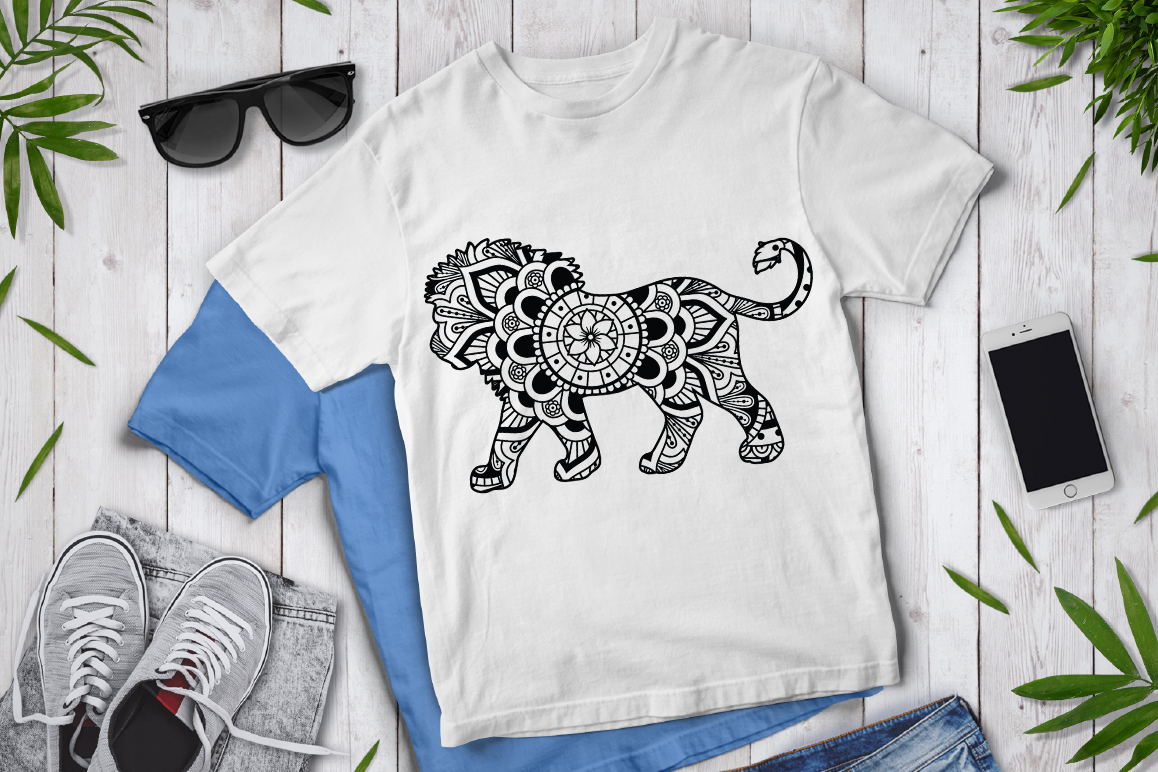 Download Lion Mandala SVG Cut Files, Lioness Mandala SVG.