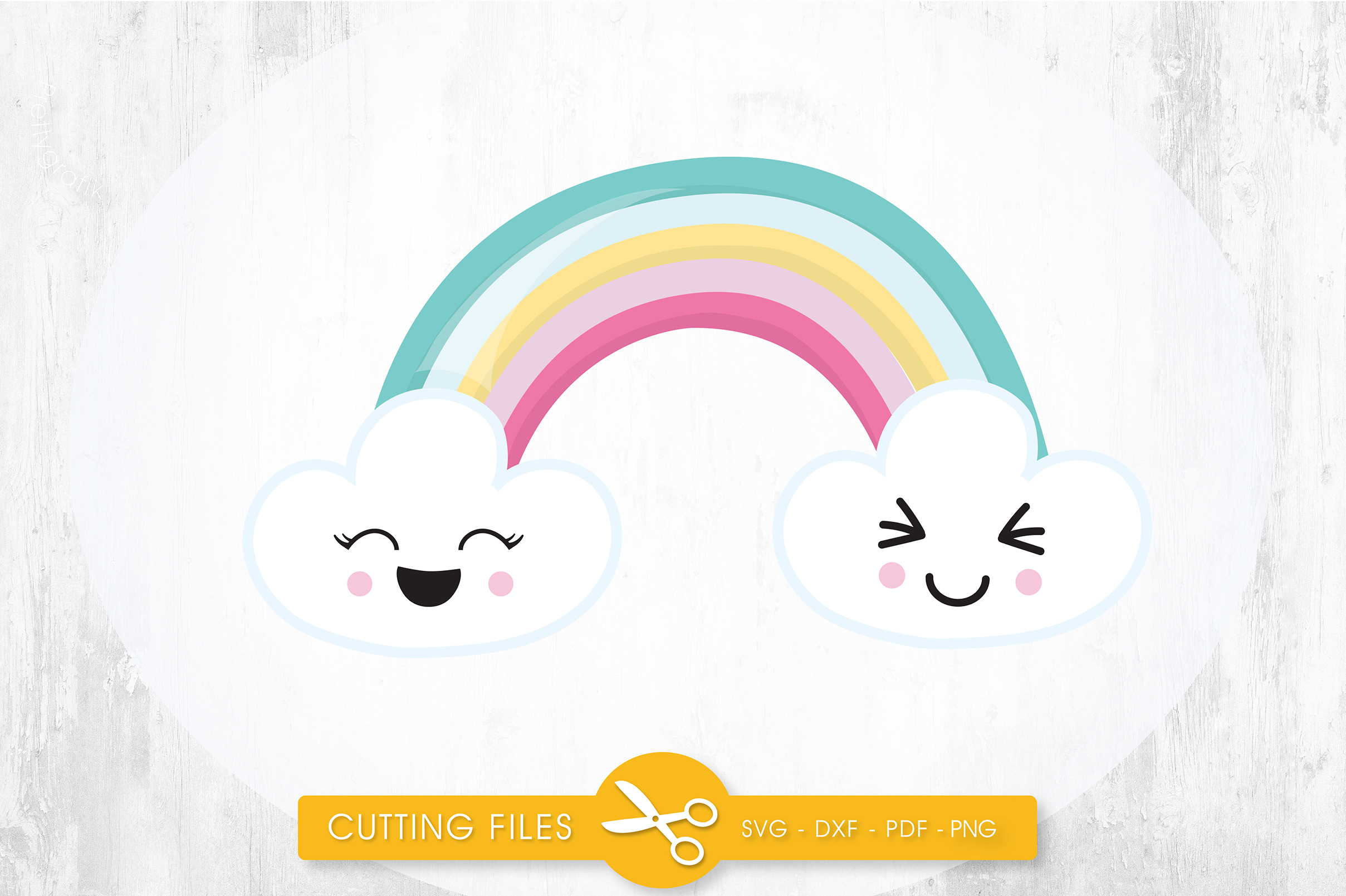 Magical Rainbow cutting files svg, dxf, pdf, eps included - cut files