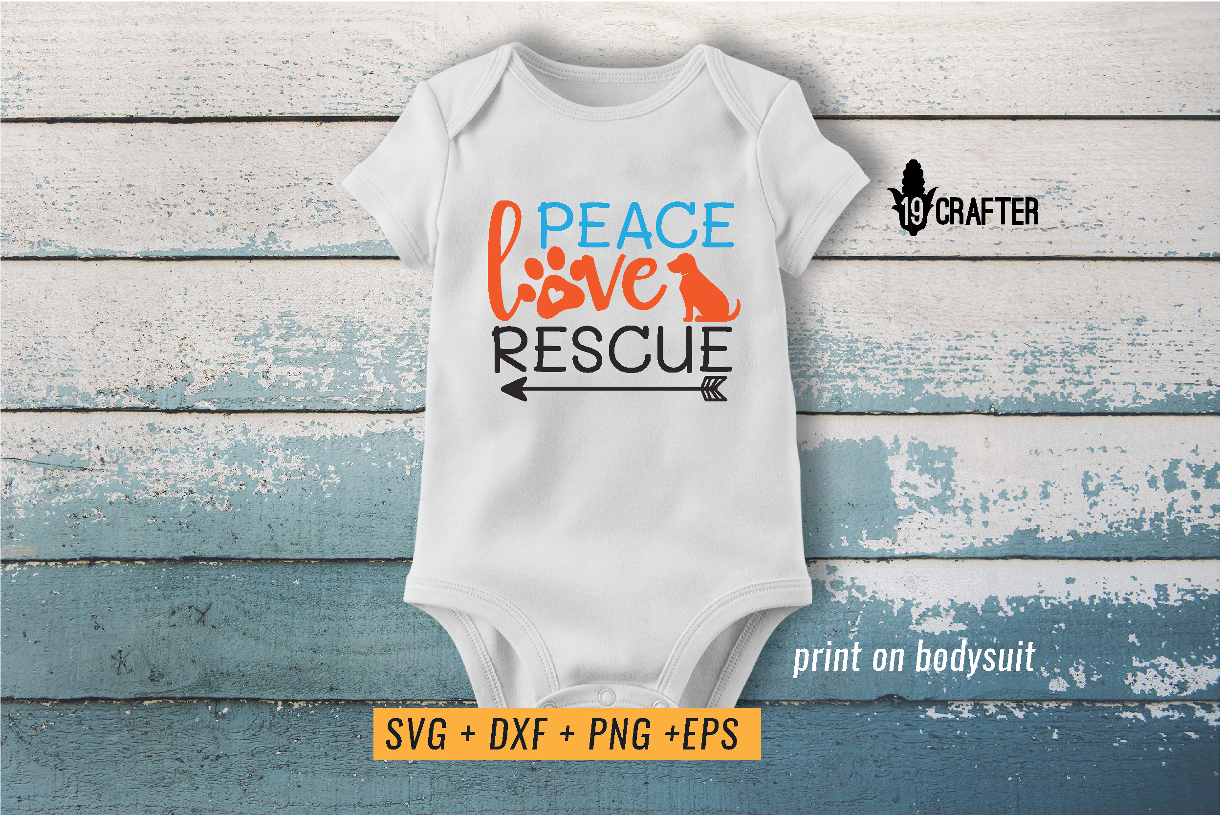 Download peace love rescue animal svg cut file (282992) | SVGs | Design Bundles