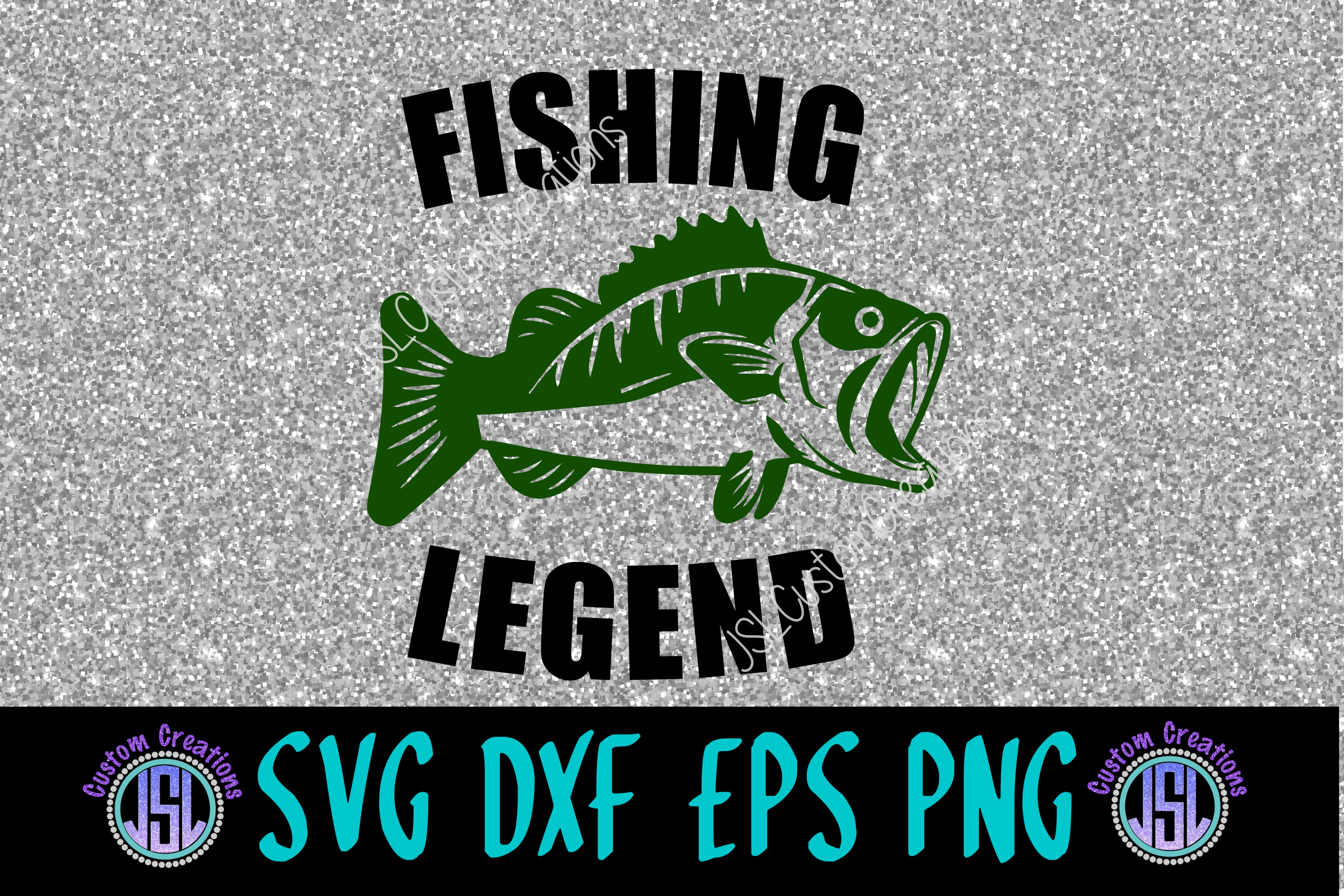 Download Fishing Legend SVG EPS DXF PNG Digital Download