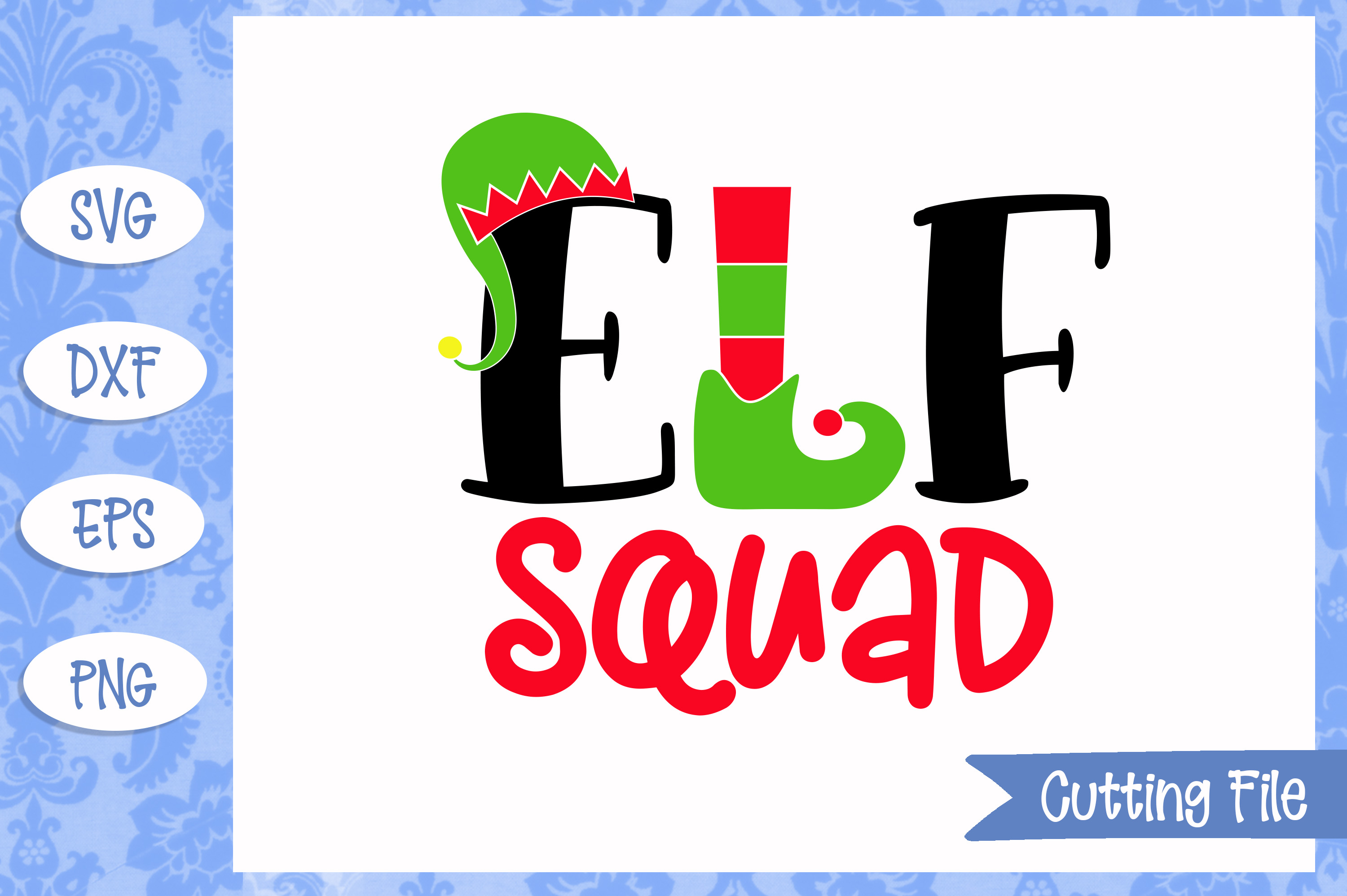 Elf Squad SVG Cut File