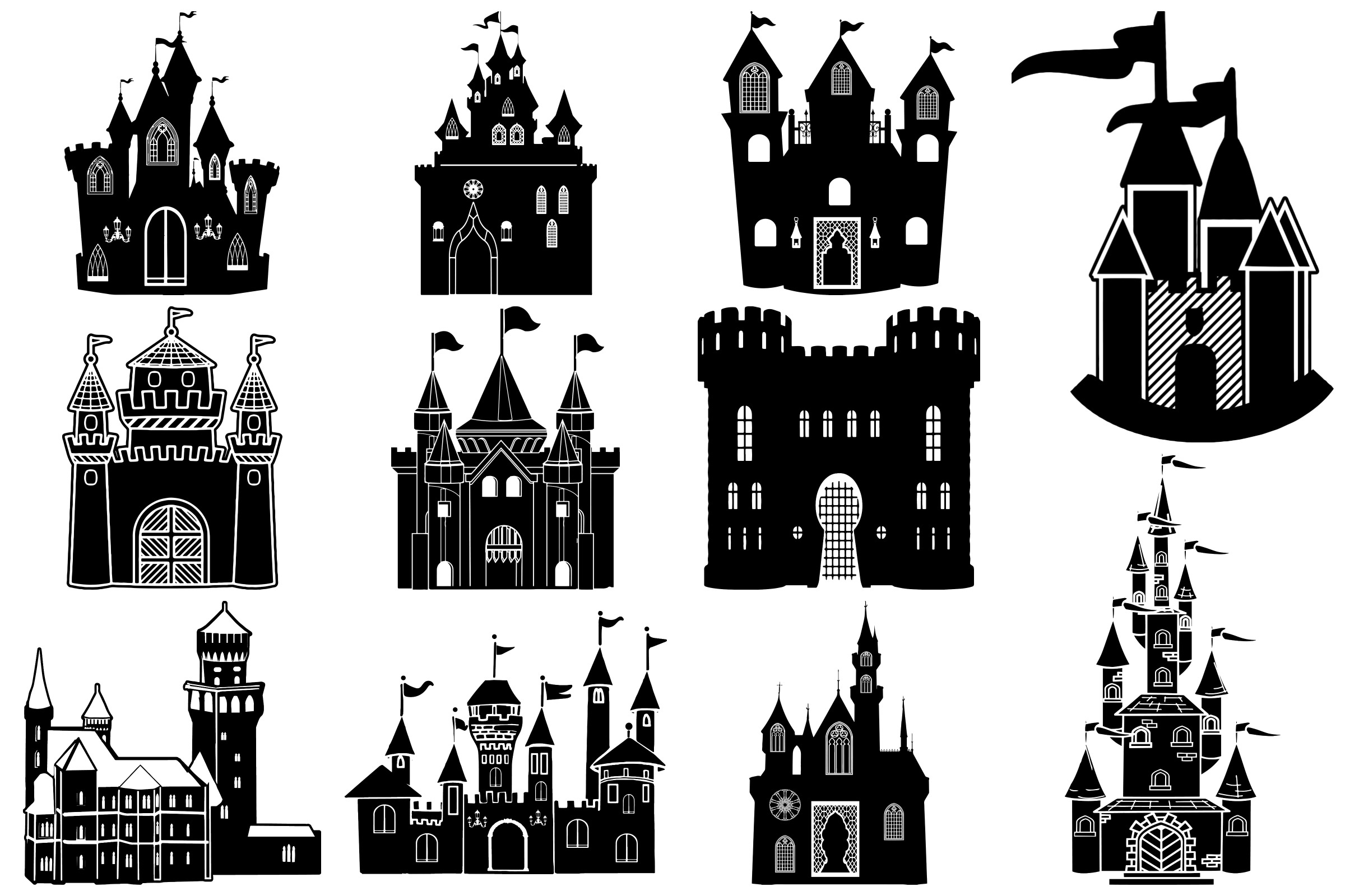 Disney Castle Silhouette Svg Svg For Crafts