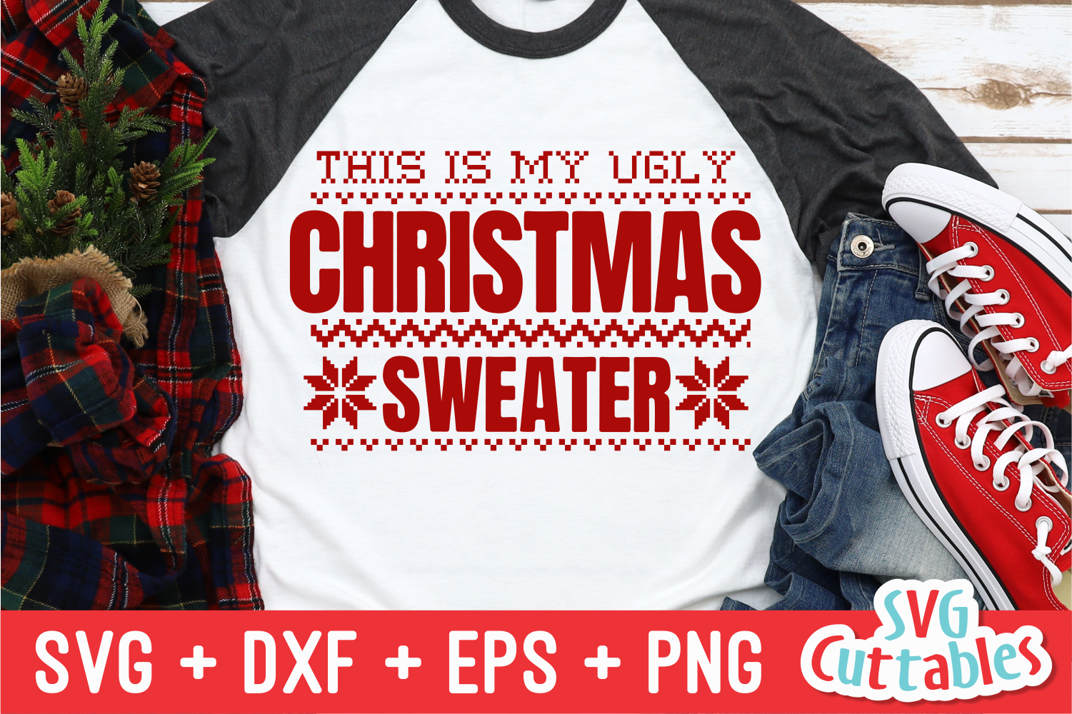 Christmas Shirt Designs Bundle | Christmas SVG Cut Files (382127) | Cut