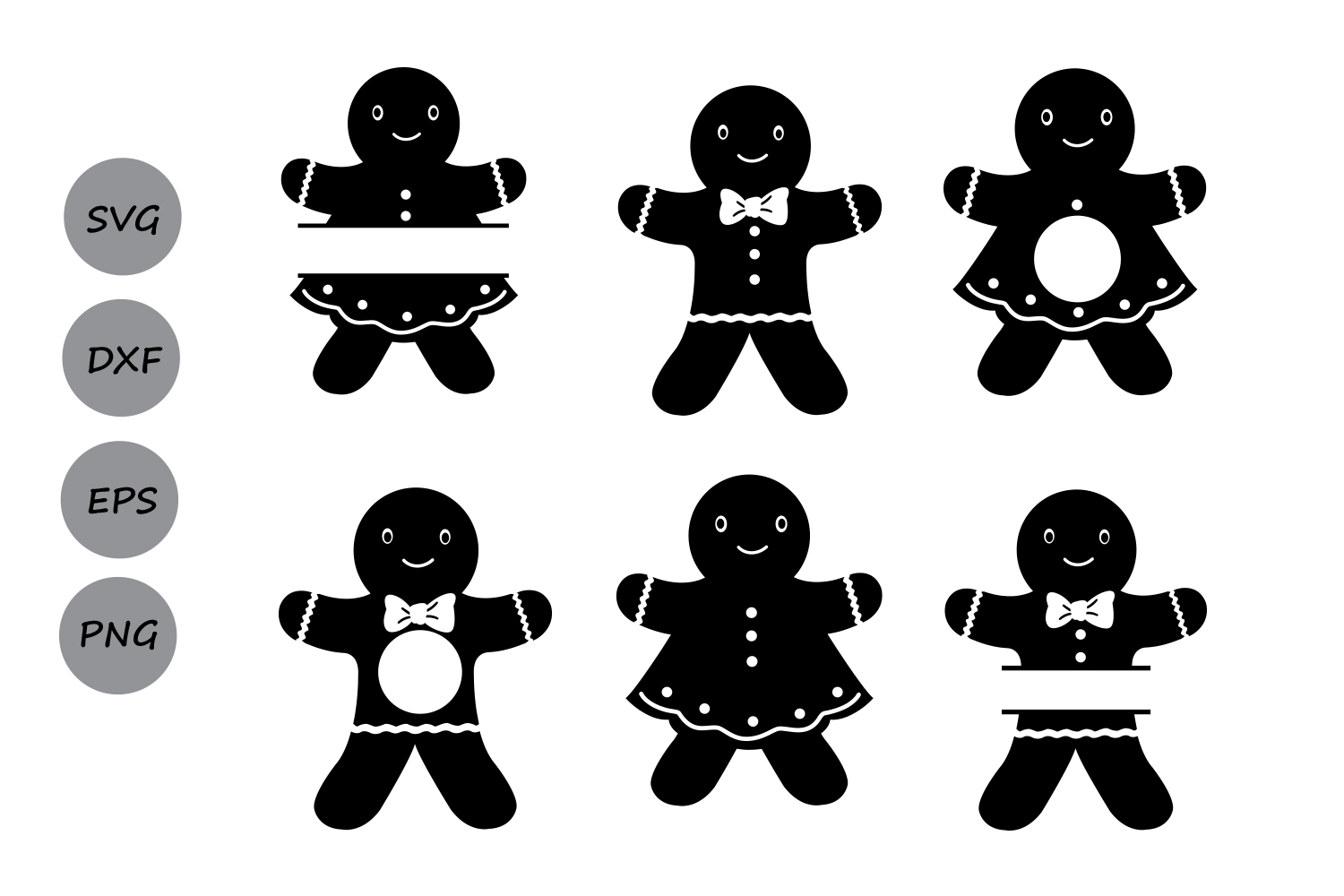 Download Gingerbread Man SVG, Christmas SVG, Gingerbread Monogram ...