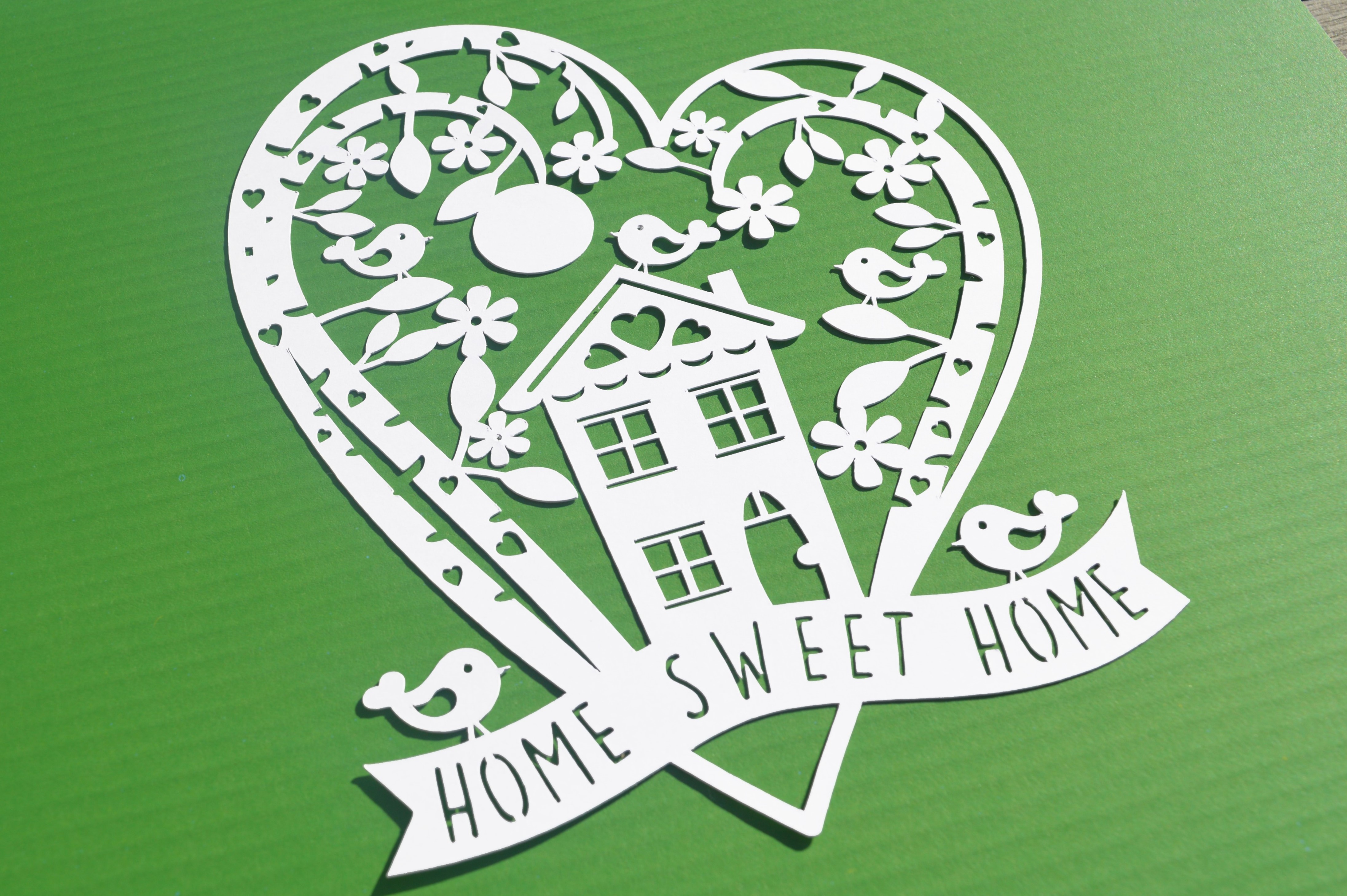 Download New home paper cut SVG / DXF / EPS files