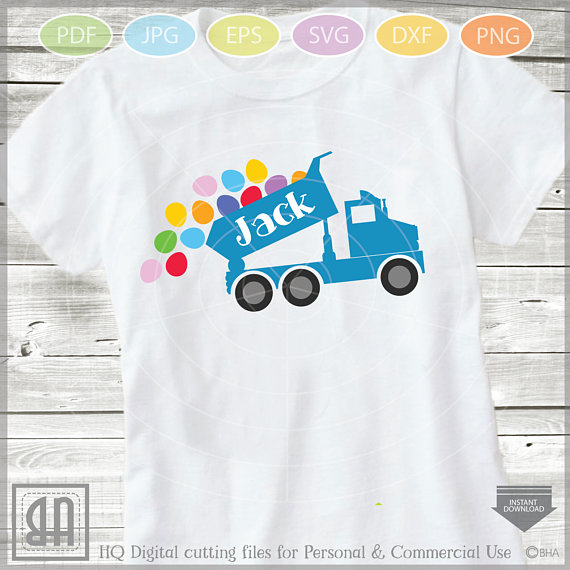 Download Easter Truck with eggs - Easter Truck svg - Dump truck svg ...