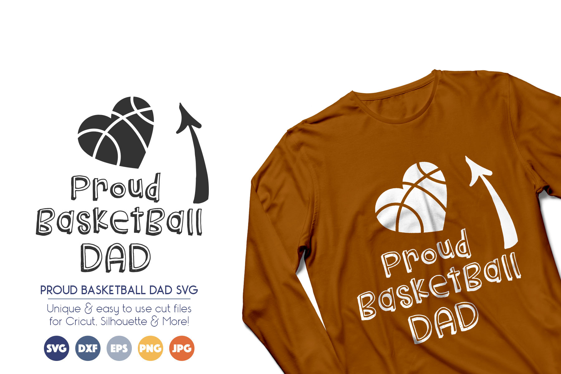 Download Proud Basketball Dad - Sports Cheer SVG Files
