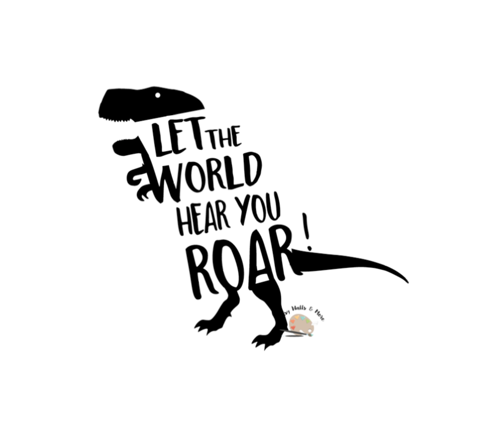 Download Let the world hear you ROAR! Dinosaur SVG png jpg CUT file digital download, cute boy dinosaur ...