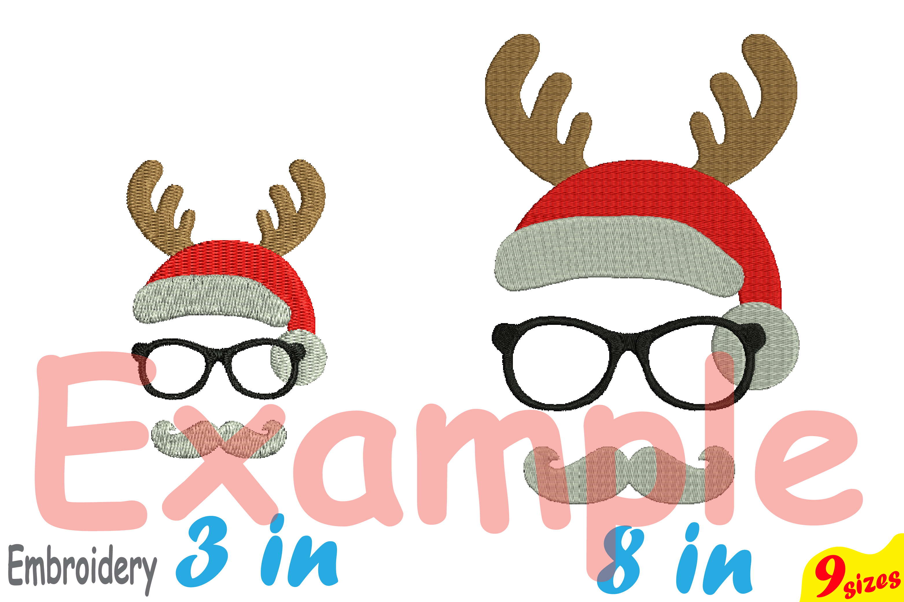 Christmas Designs For Embroidery Machine Instant Download Commercial Use Digital File 4x4 5x7 Hoop Icon Symbol Sign Strings Santa Claus 91b 50582 Embroidery Design Bundles