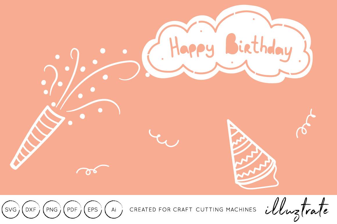 Birthday Graphics SVG Cut File