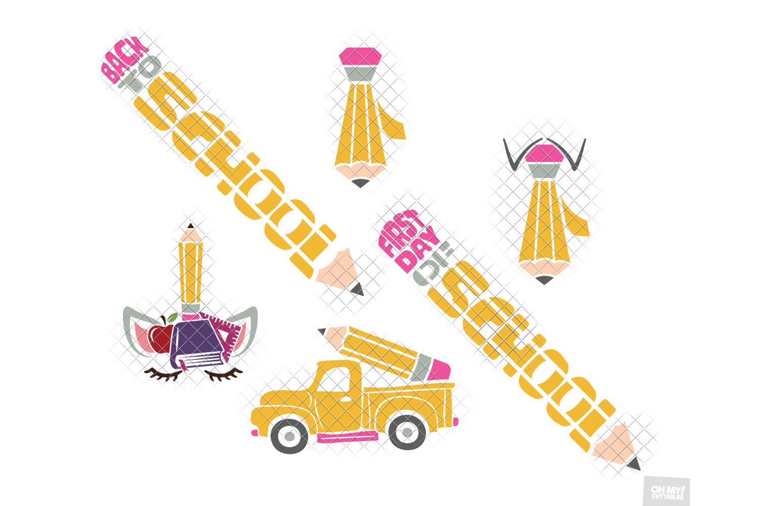 Download Pencil SVG Bundle School Teacher in SVG, DXF, PNG, EPS ...