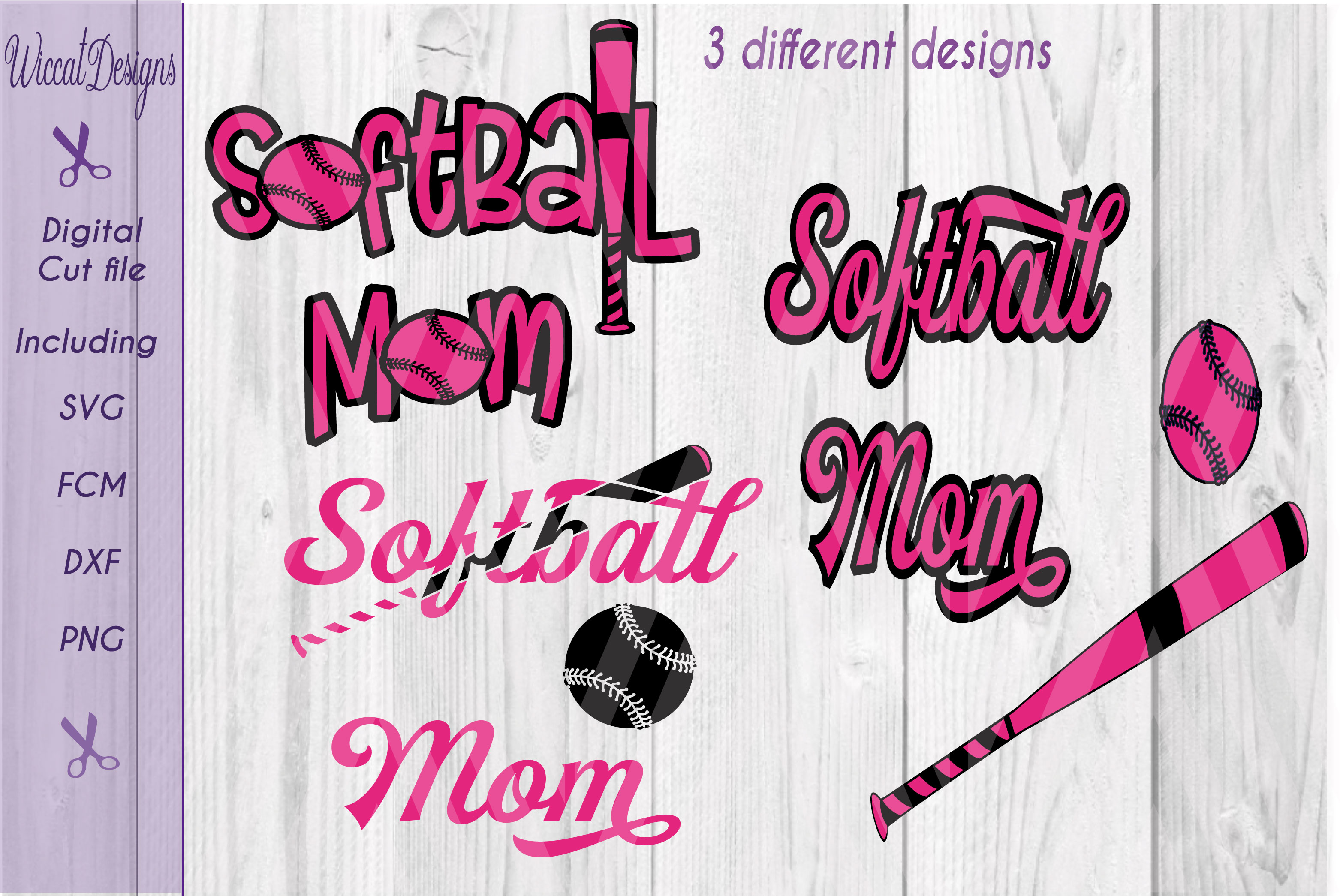 Download Softball mom svg, sports svg cut file, scanncut design ...
