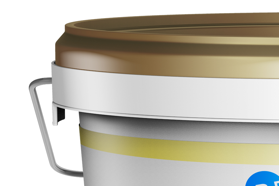 Download Plastic Paint Bucket Mockup 10L (233913) | Mock Ups | Design Bundles