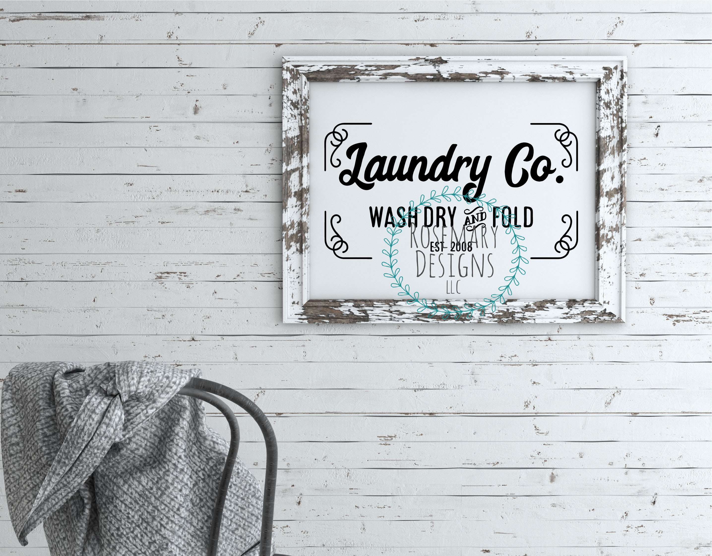 Download Laundry Co Vintage Sign SVG Design (24607) | SVGs | Design Bundles