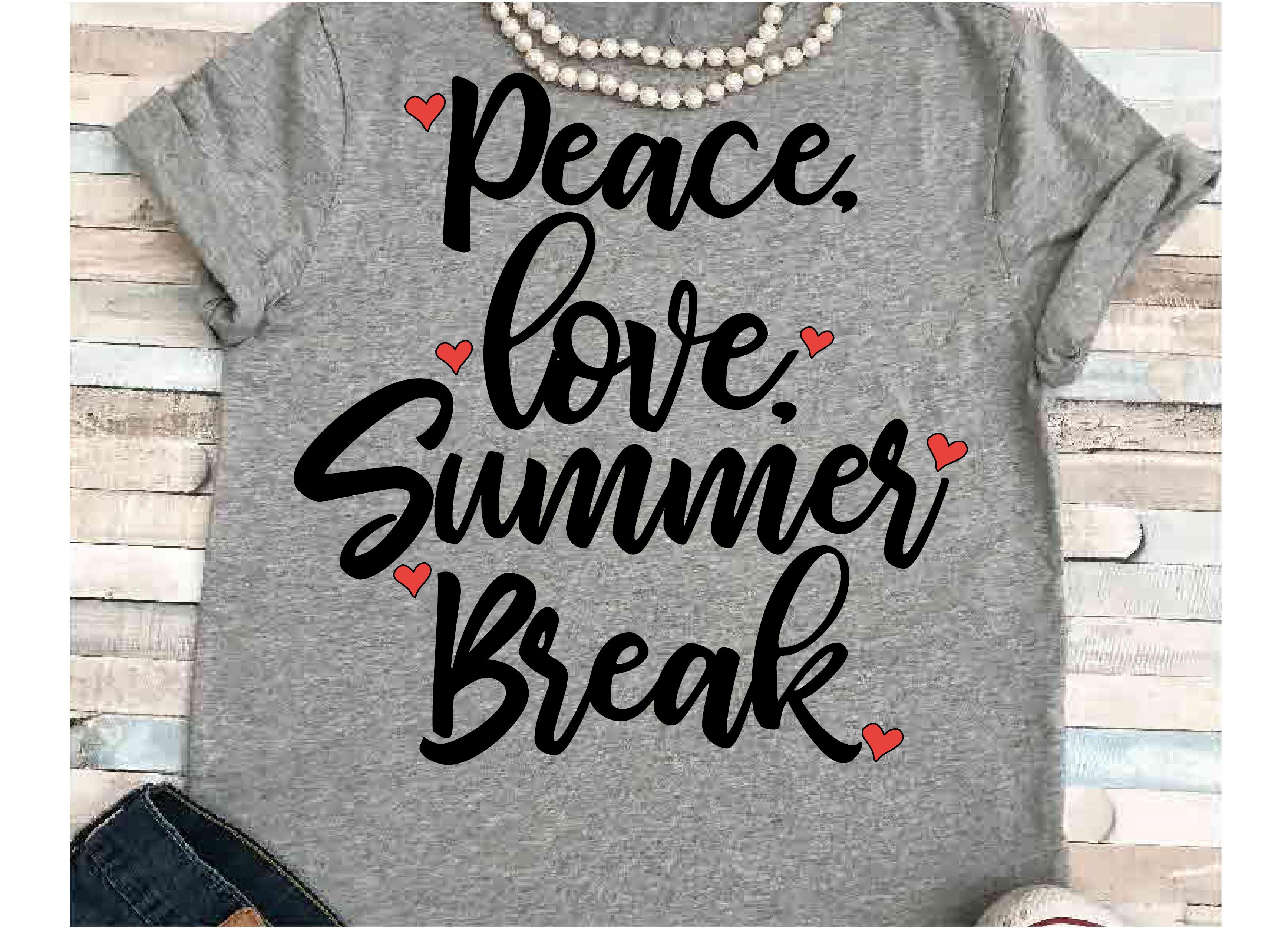 Download Teacher svg SVG DXF JPEG Silhouette Cameo Cricut math svg iron on Peace love Summer break summer ...