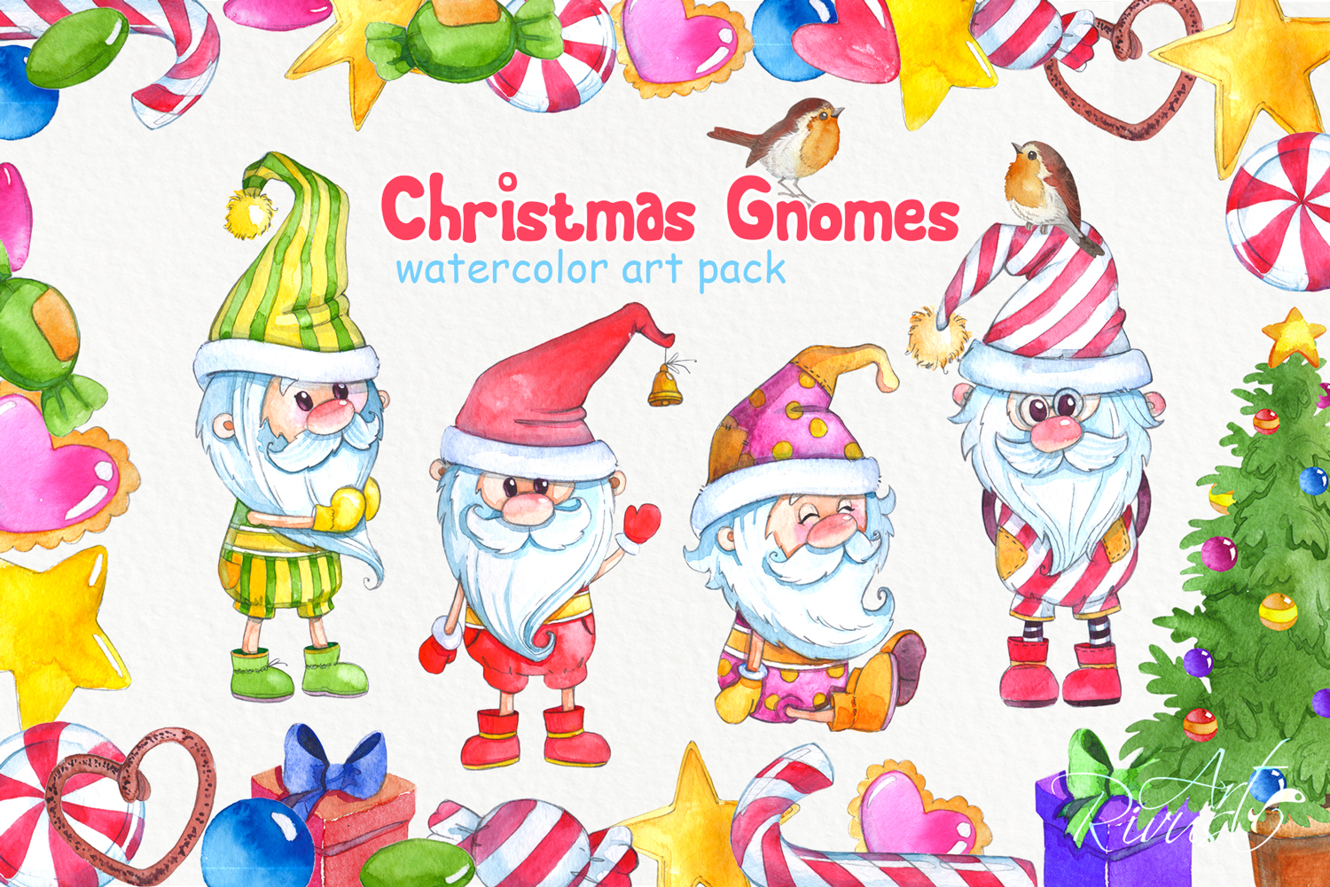 Cute Christmas Gnomes