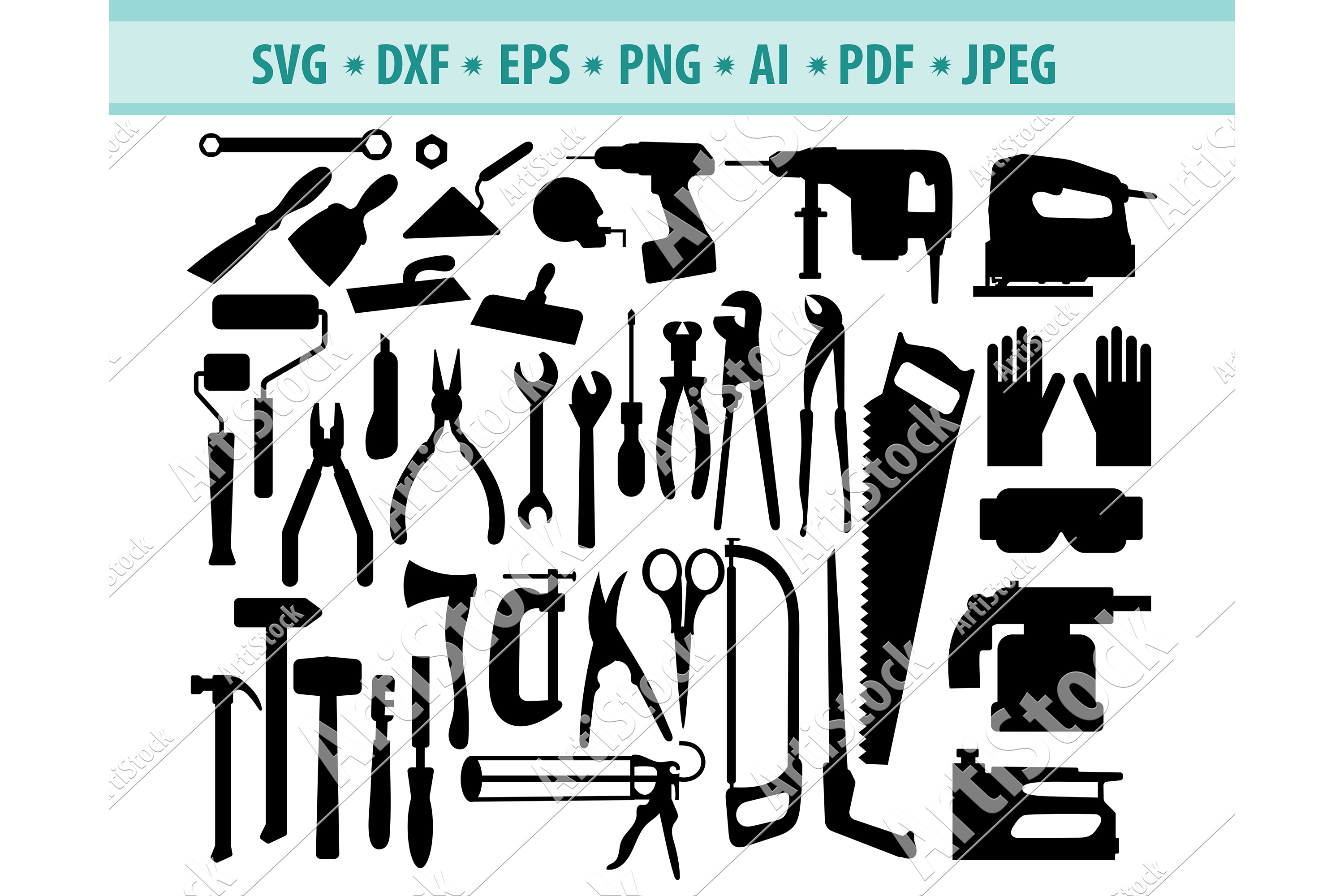 Download Worker Tools Svg Building Tools Svg Vector Dxf Png Eps