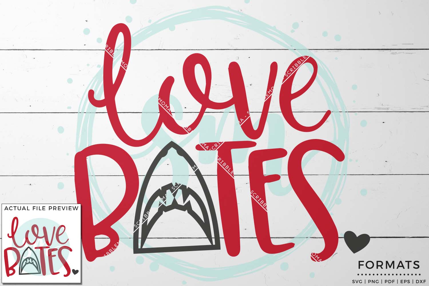 Download Love Bites SVG - Small Commercial Use SVG & Instant Download