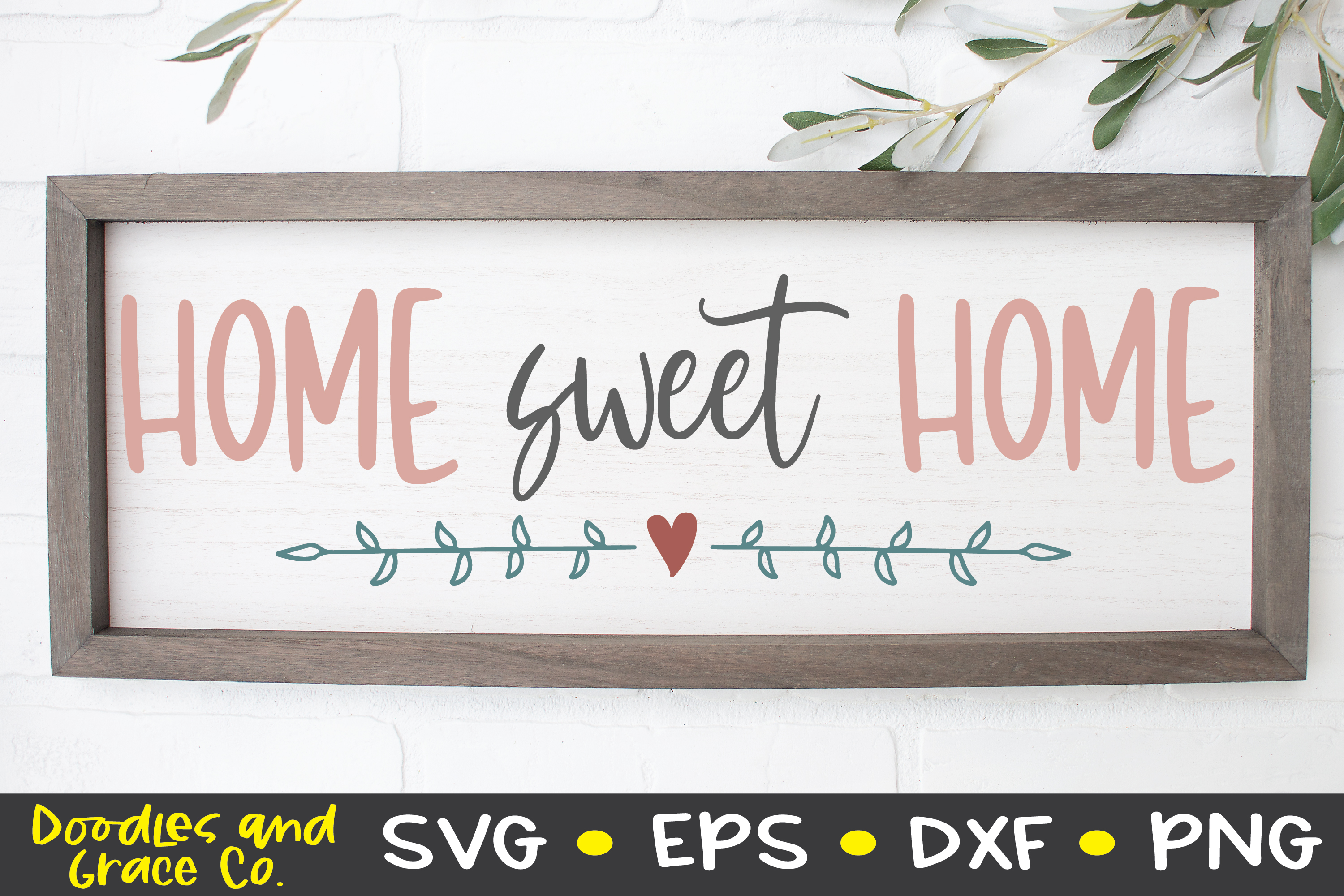 Download Home Sweet Home SVG - Welcome SVG - EPS - DXF - PNG