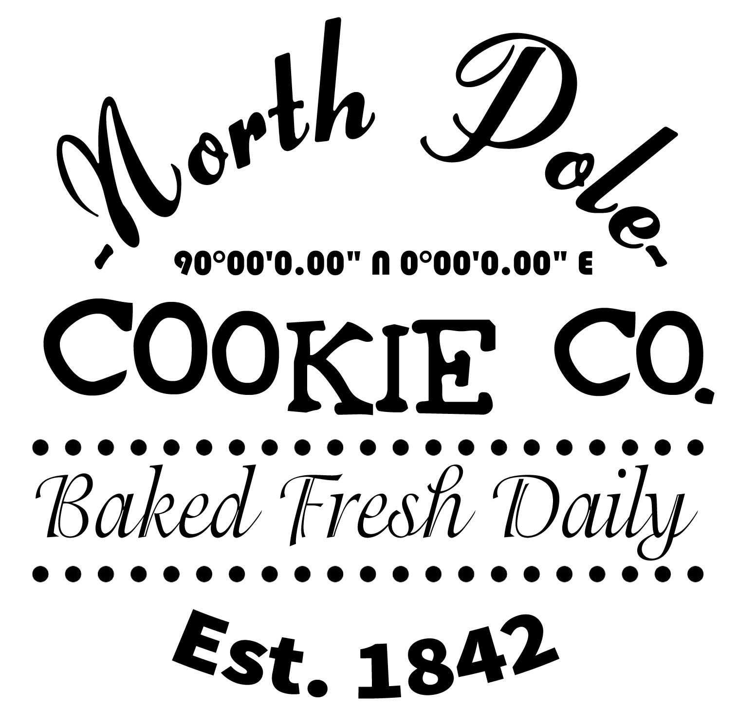 North Pole Cookie Co. SVG File for the Cricut
