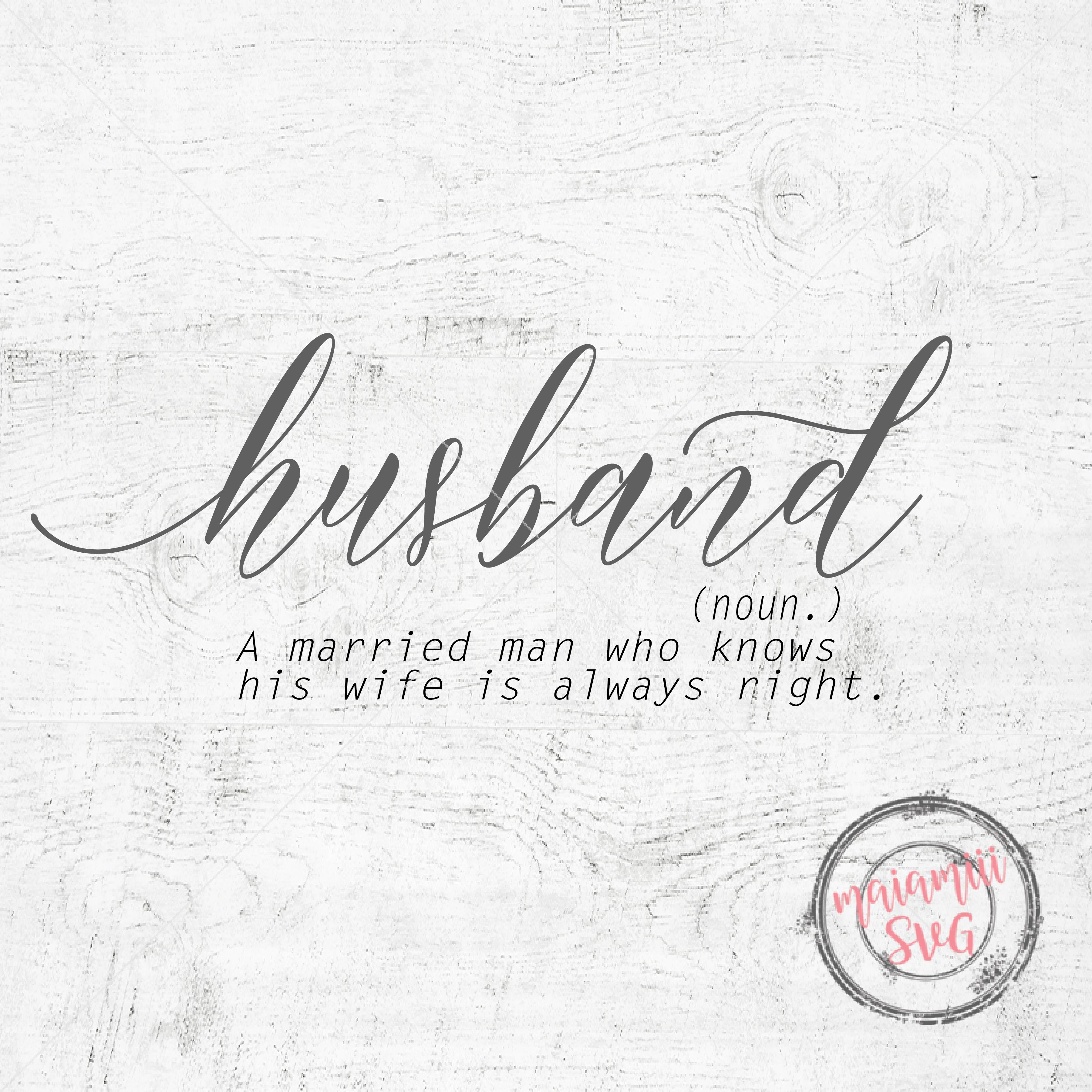 Husband Definition Svg Funny Definition Tshirt Design ...