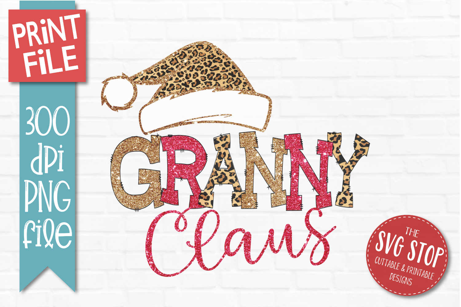 Download Granny Claus Christmas Sublimation PNG