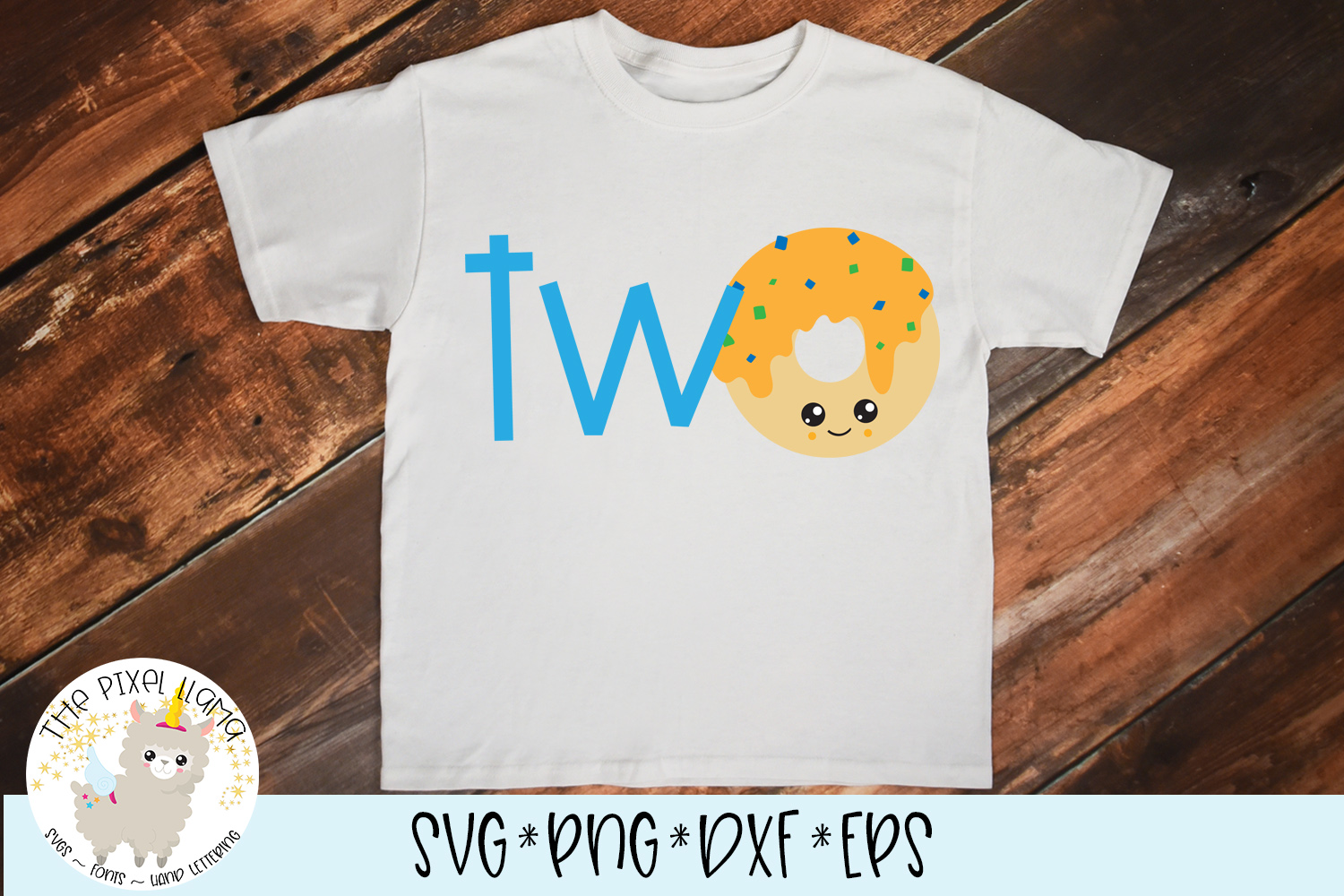 Download Two Donut Birthday Shirt SVG Cut File