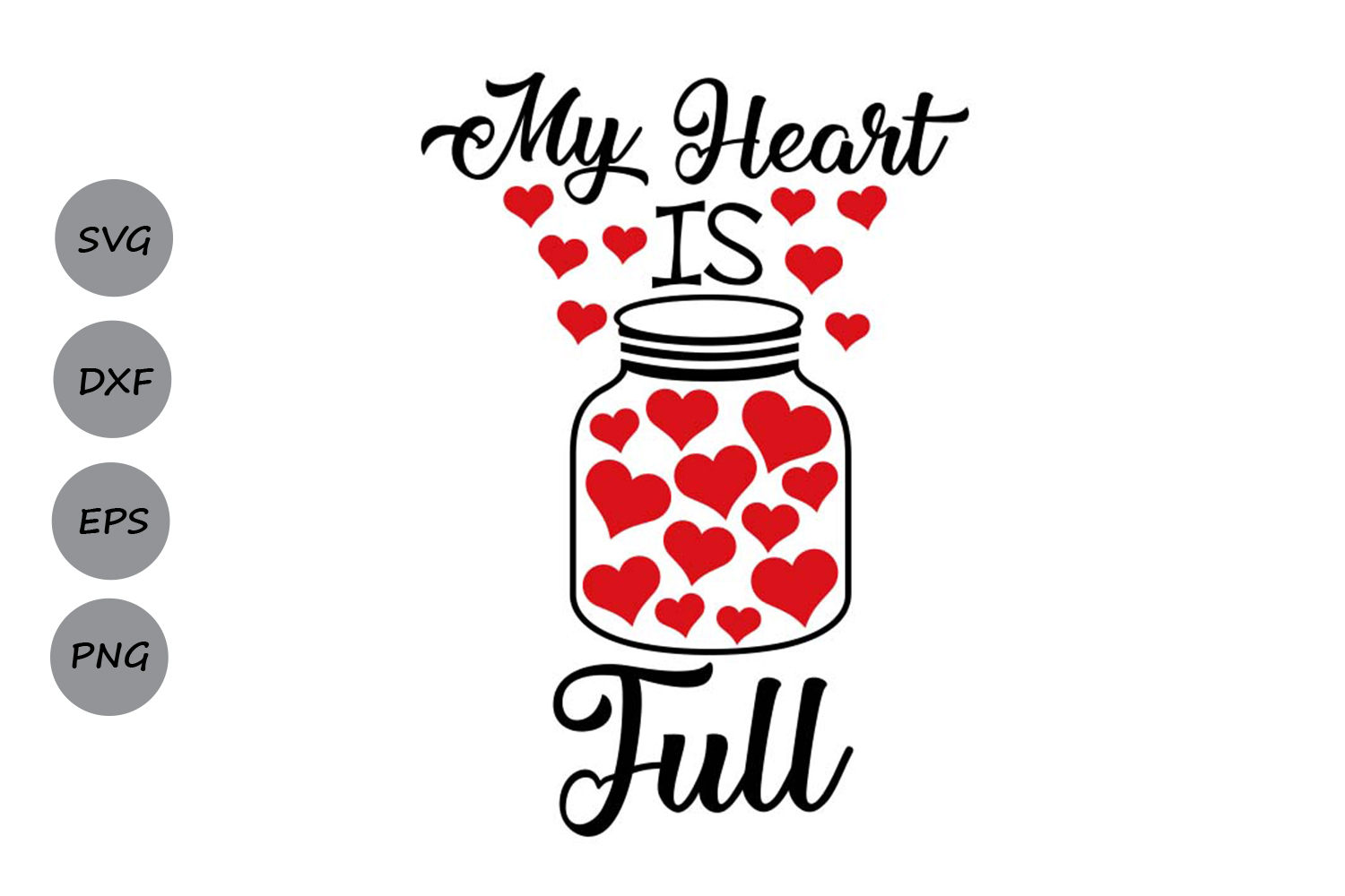 Download my heart is full svg, valentine's day svg, heart svg, love ...