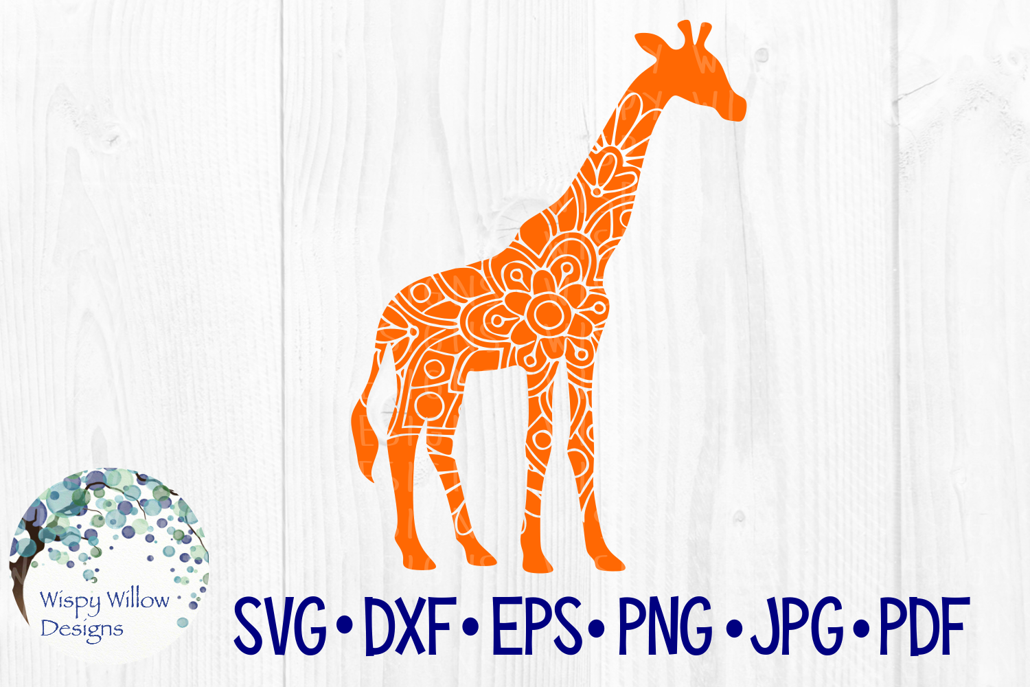 Download Giraffe Mandala, Animal Mandala SVG Cut File (118961 ...
