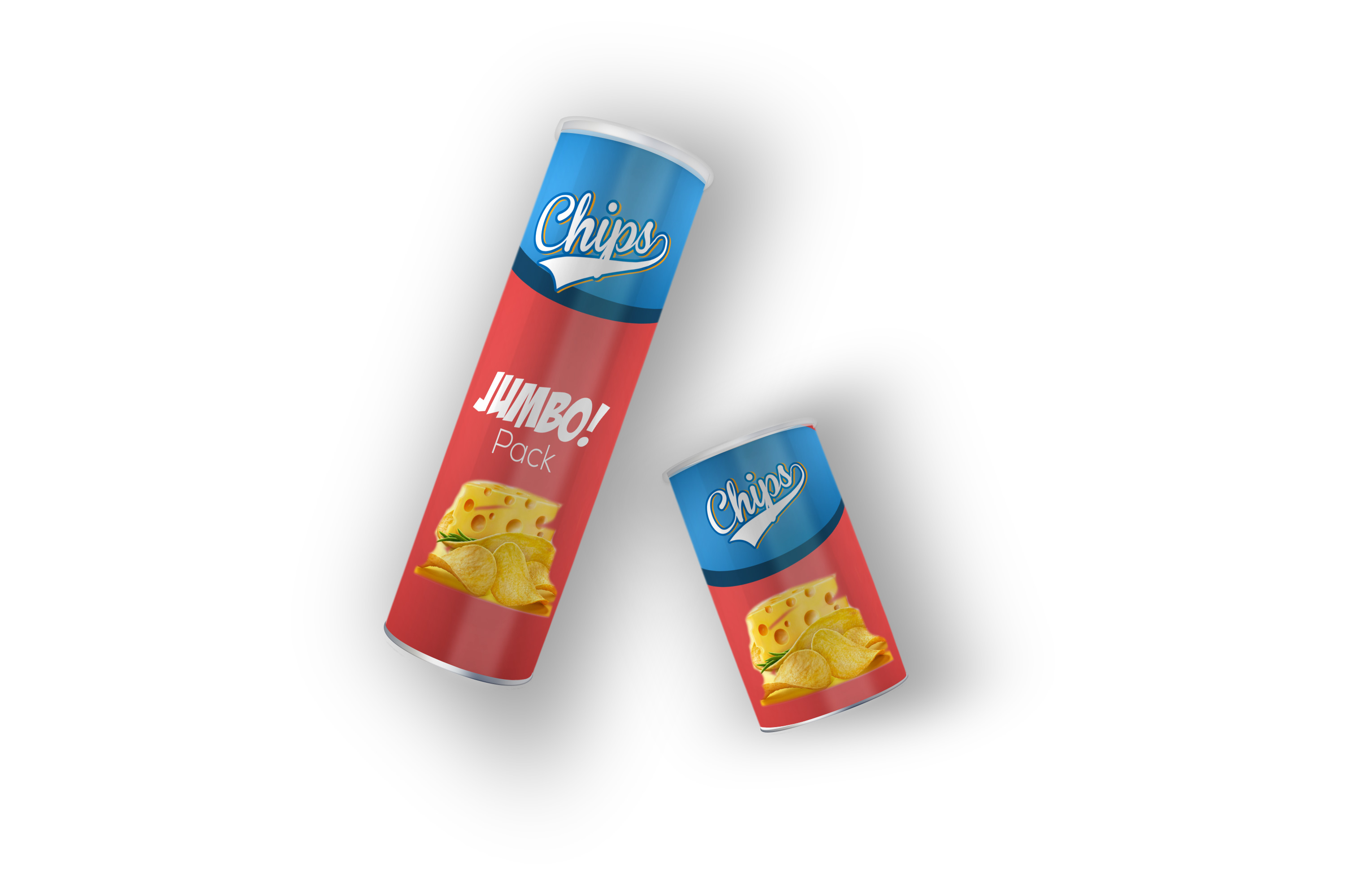 Download Chips Can & Bag Mock-Up Set