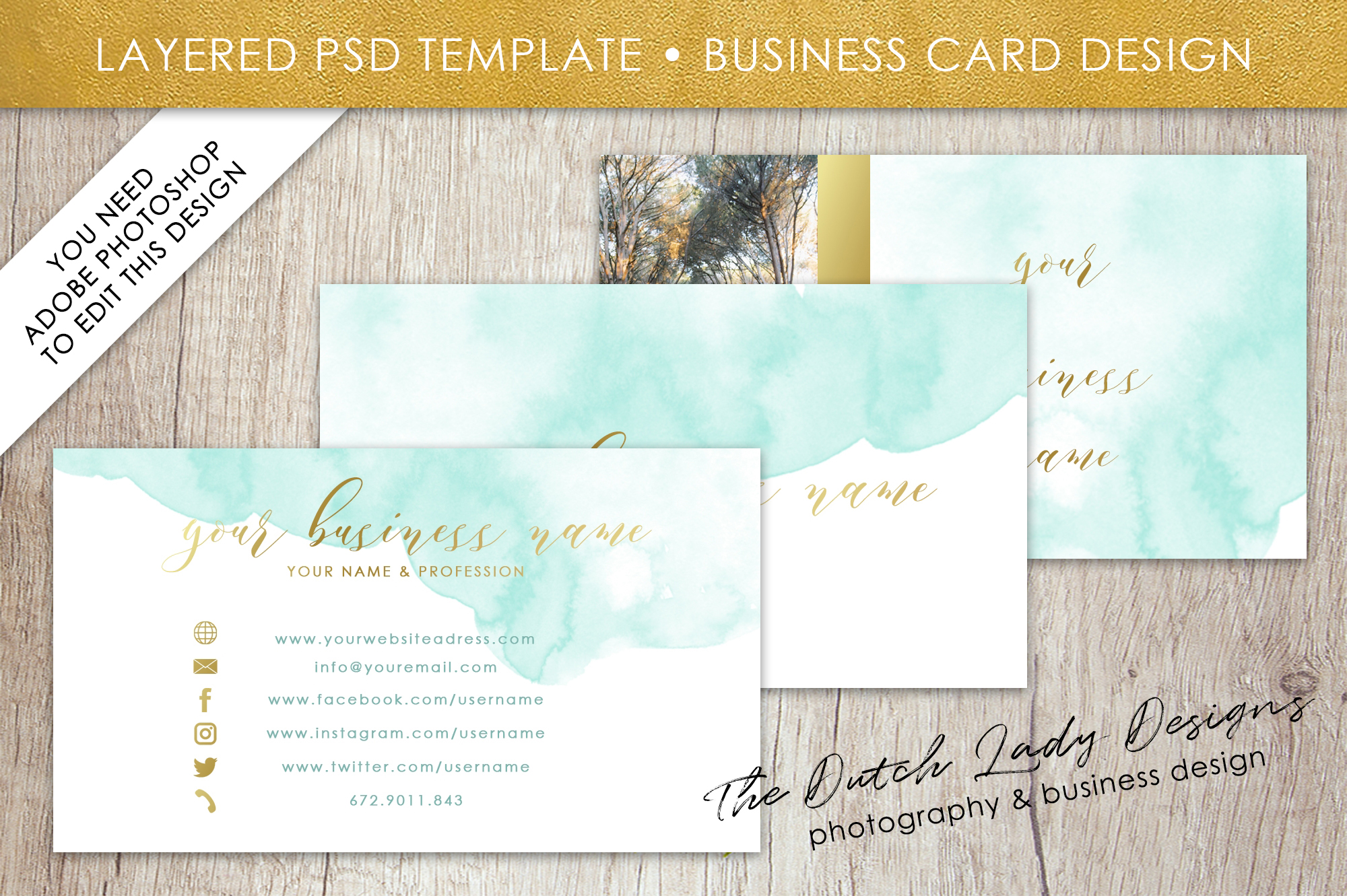 adobe photoshop business card templates free download