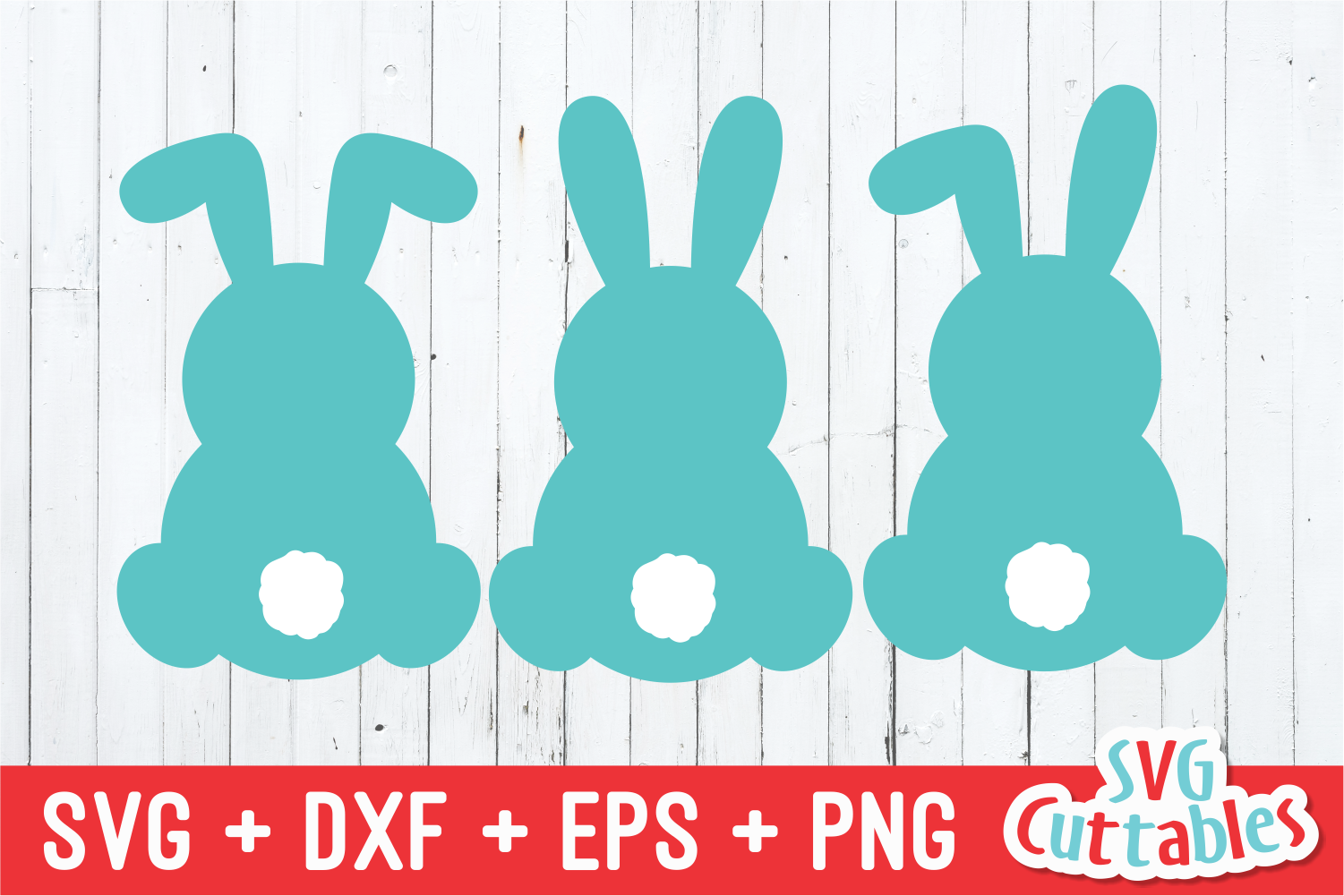 Download Three Easter Bunnies | Easter svg Cut File