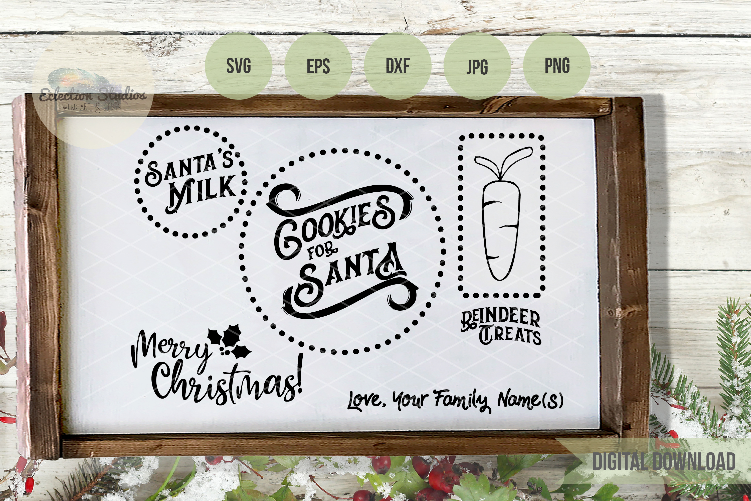 Download Cookies for Santa Tray SVG