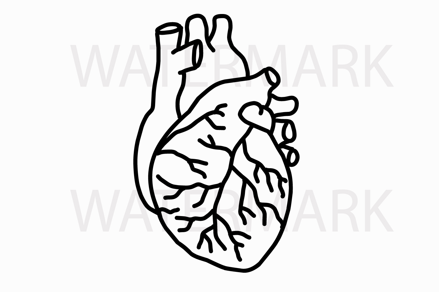 Heart Outline Svg Jpg Png Hand Drawing 83999 Illustrations Design Bundles