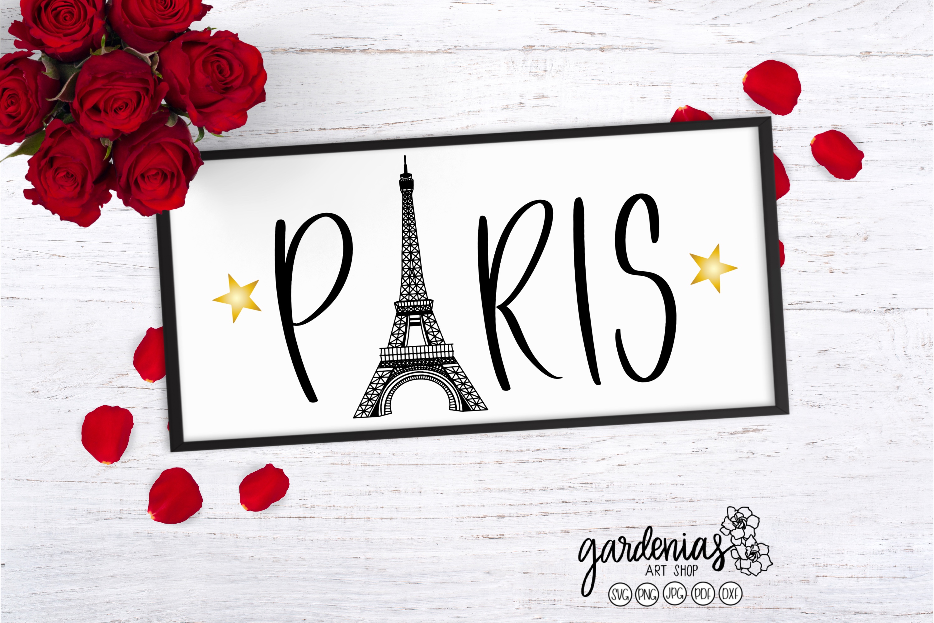 Download Paris France SVG | Eiffel Tower Cut Files | French Design