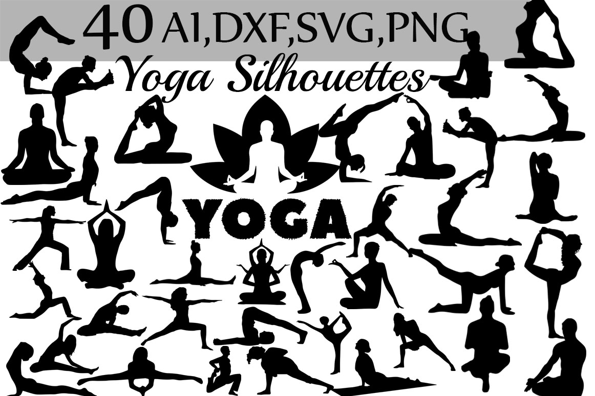 Download SVG Yoga clipart (38545) | Backgrounds | Design Bundles