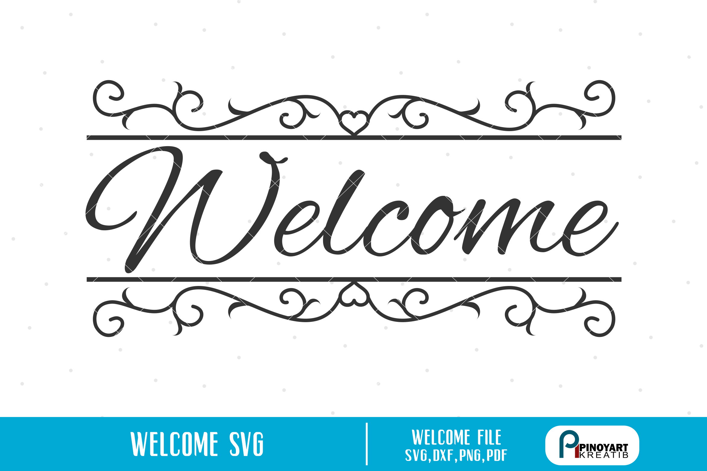Welcome svg - a welcome vector file example image 1.