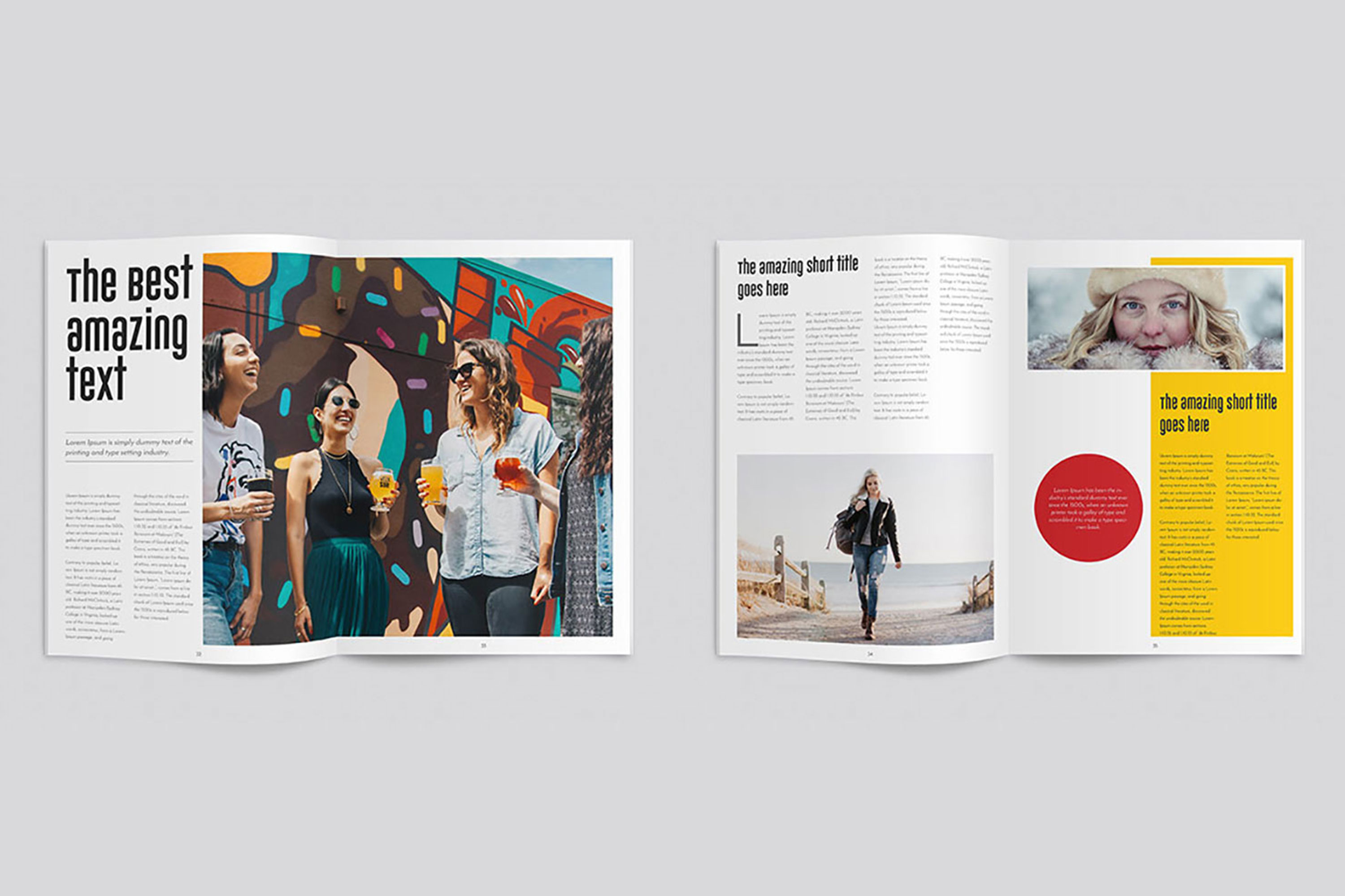 InDesign Multiple Magazine Layout