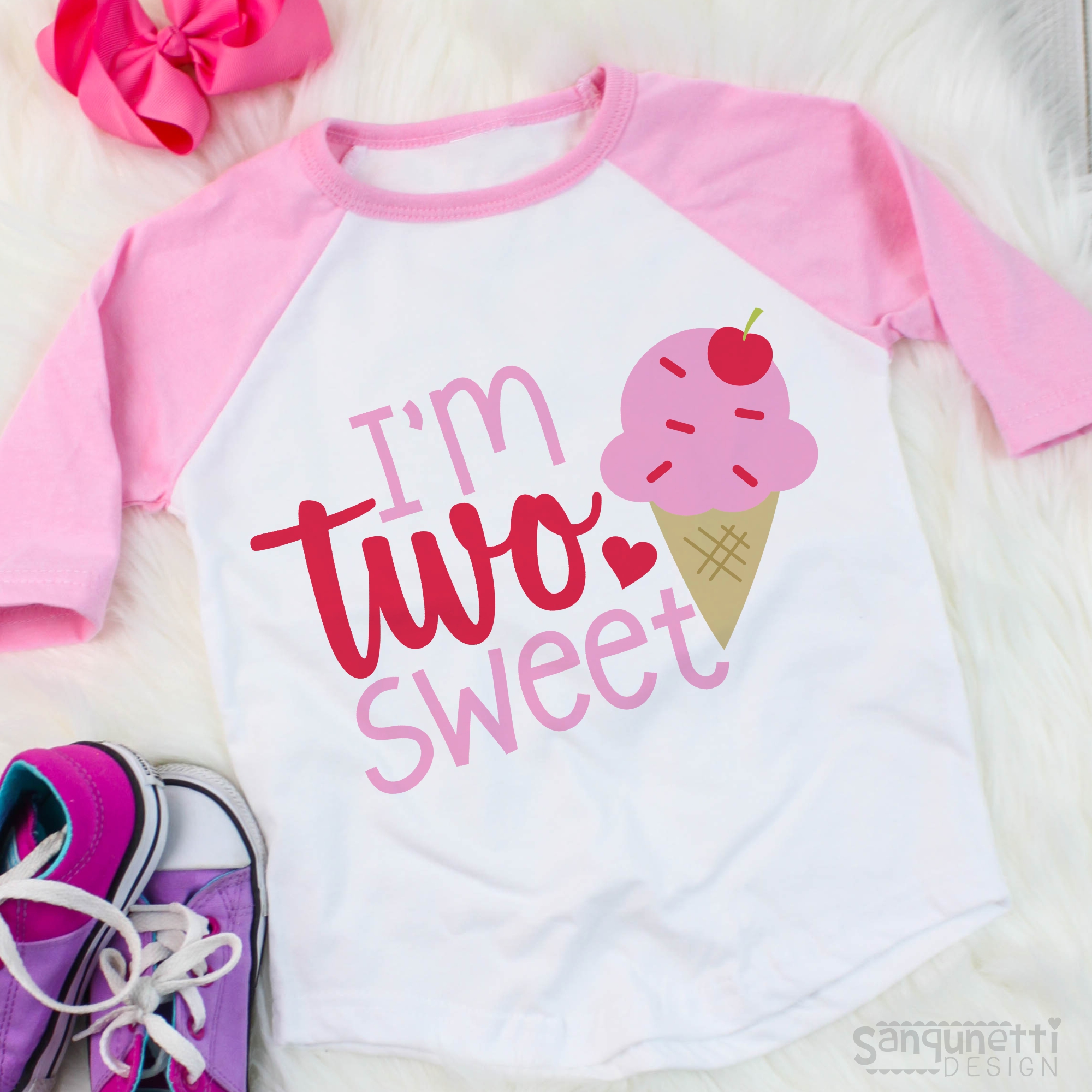Download I'm two sweet birthday SVG, Second birthday girls cut file ...