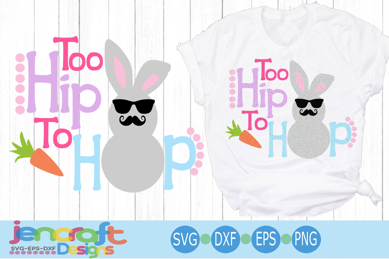 Download Easter SVG, Too Hip to Hop Cool Bunny in shades Sunglasses ...