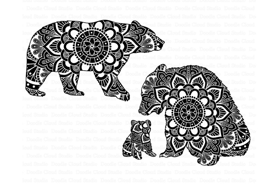 Free Free Bear Mandala Svg Free 604 SVG PNG EPS DXF File